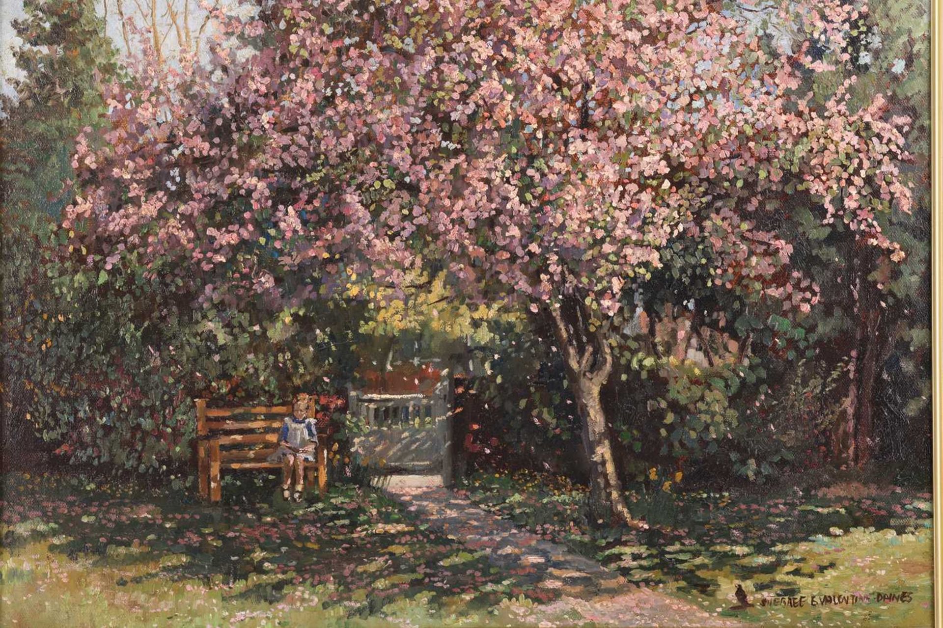 Sheree Valentine-Daines (b. 1959), 'Crabapple Blossom', signed 'Sheree Valentine-Daines' (lower righ - Image 5 of 7