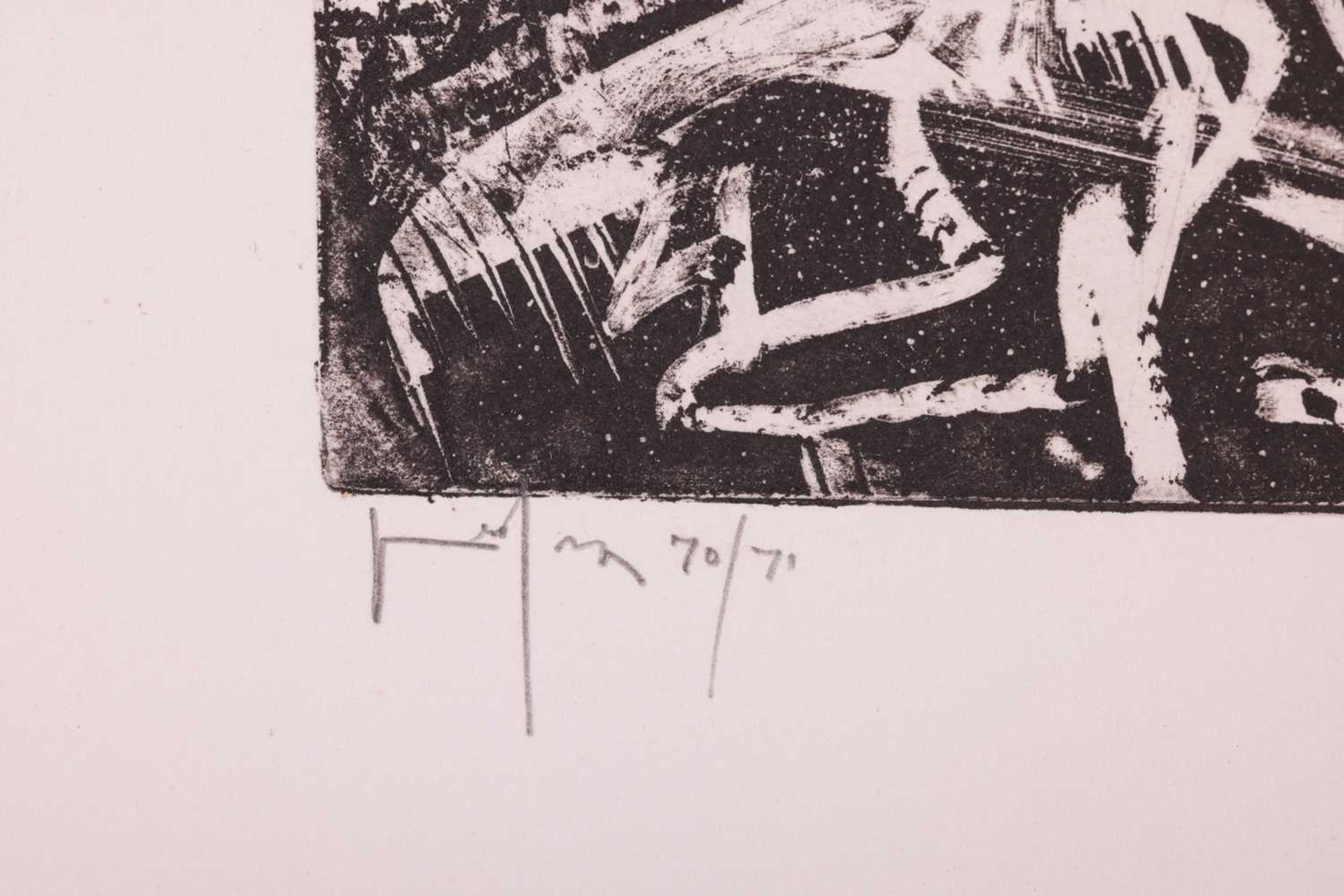 Emilio Vedova (Italian, 1919 - 2006), De America (1970/71) Artist's proof, signed and dated 70/71 in - Image 4 of 6