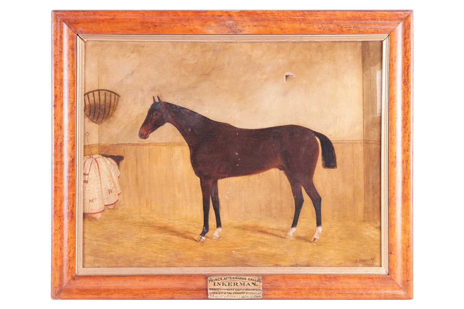 James Blazeby (19th century), Racehorse in stable - 'Prince afterwards called Inkerman, winner of th