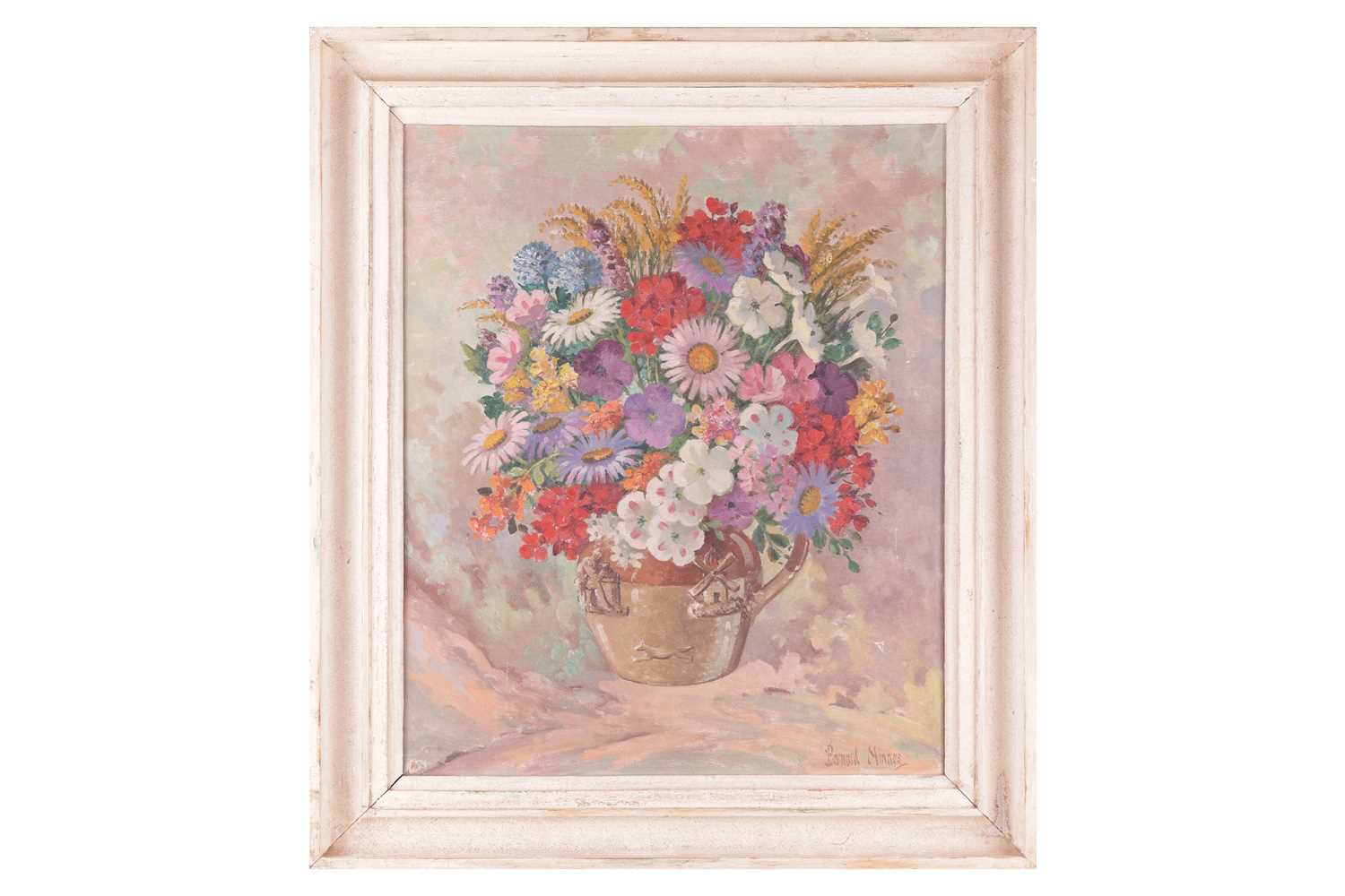 Bernard Ninnes (1899-1971), Jug of flowers, signed 'Bernard Ninnes' (lower right), oil on canvas, 61