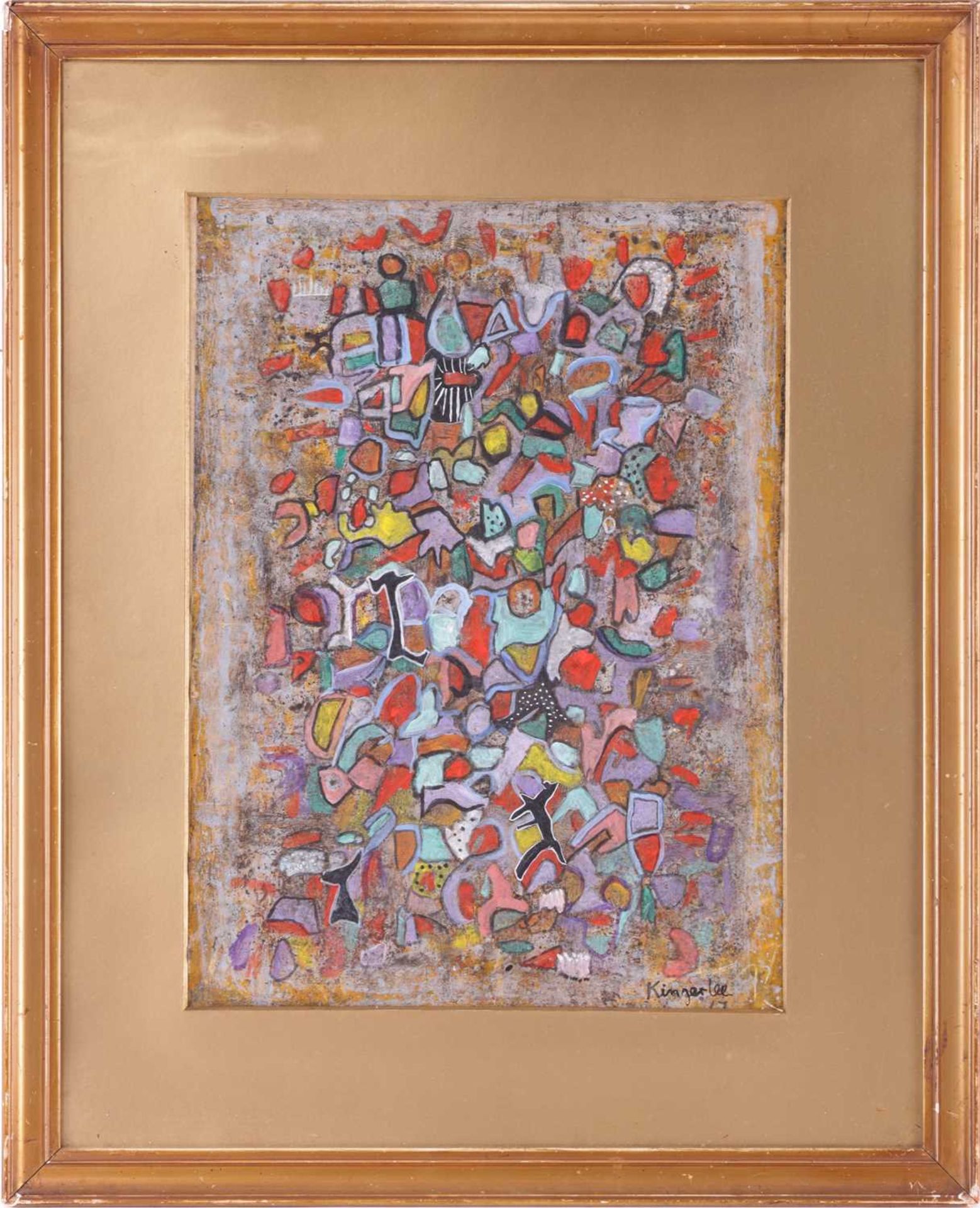 John Kingerlee (b. 1936), Untitled Abstract, signed 'Kingerlee' and possibly dated '67 (lower right) - Image 2 of 8