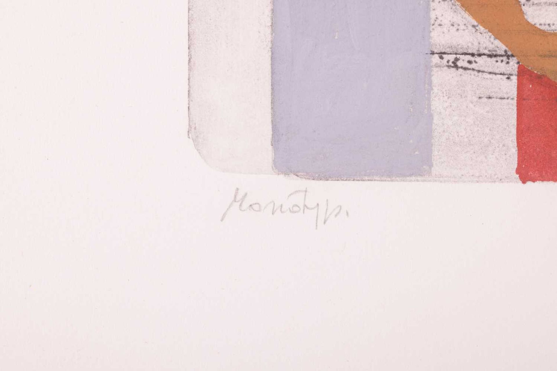 Tamas Konok (1930-2020) Hungarian, 'Next Time', monotype, signed and dated 1971, 30 cm x 41 cm.Donat - Bild 2 aus 10
