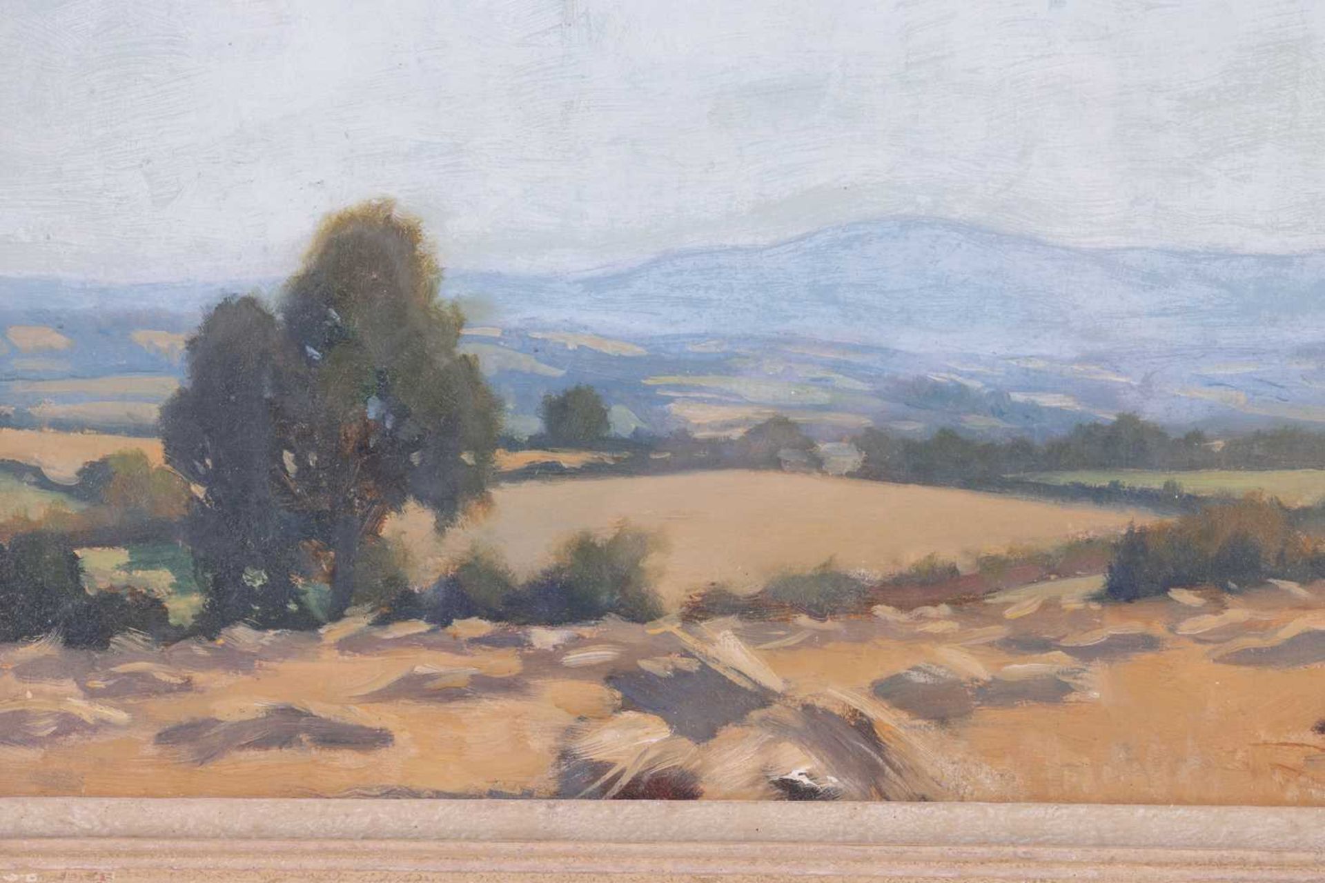 Morris Meredith Williams (1881 - 1973), 'Cosdon, Belstone and Yes Tor', signed, labelled verso, oil  - Image 5 of 6
