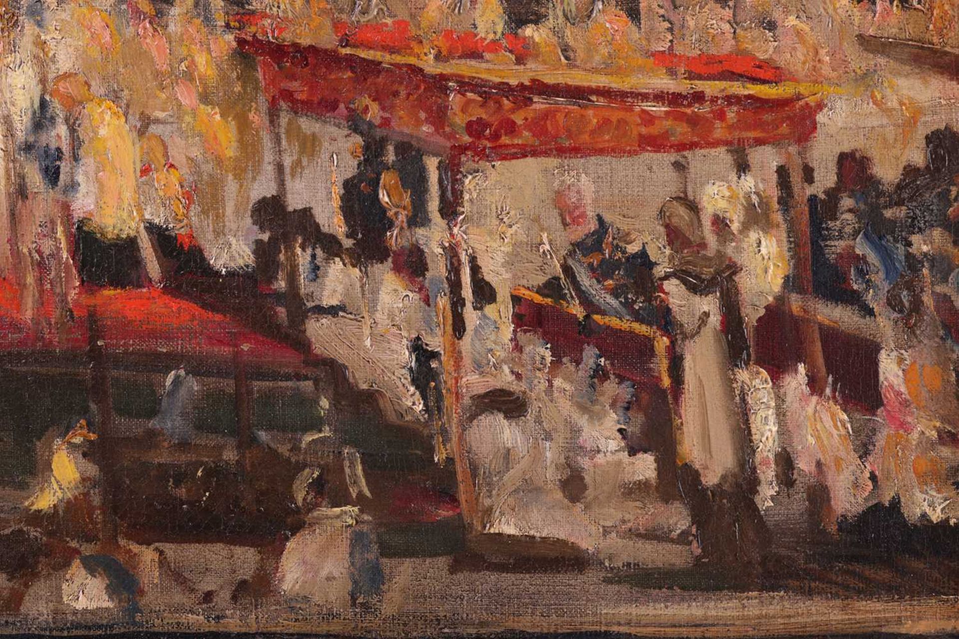 Attributed to Walter Richard Sickert (1860 - 1942), Civic Ceremony on the Marienplatz, Munich, unsig - Image 6 of 11