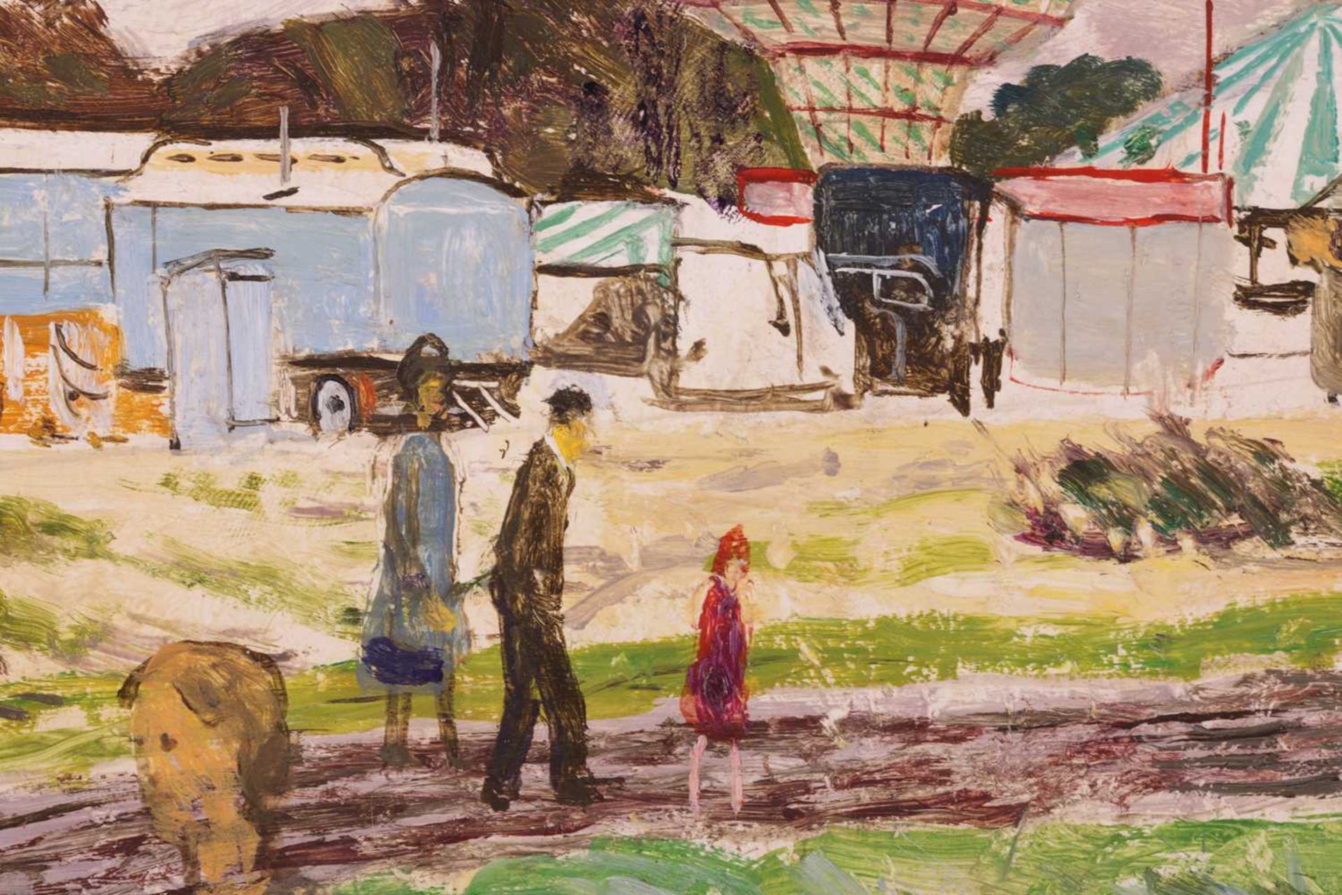 Carel Weight R.A. (1908-1997), The Fairground, signed 'Carel Weight' (lower right), oil on board, 31 - Image 7 of 11