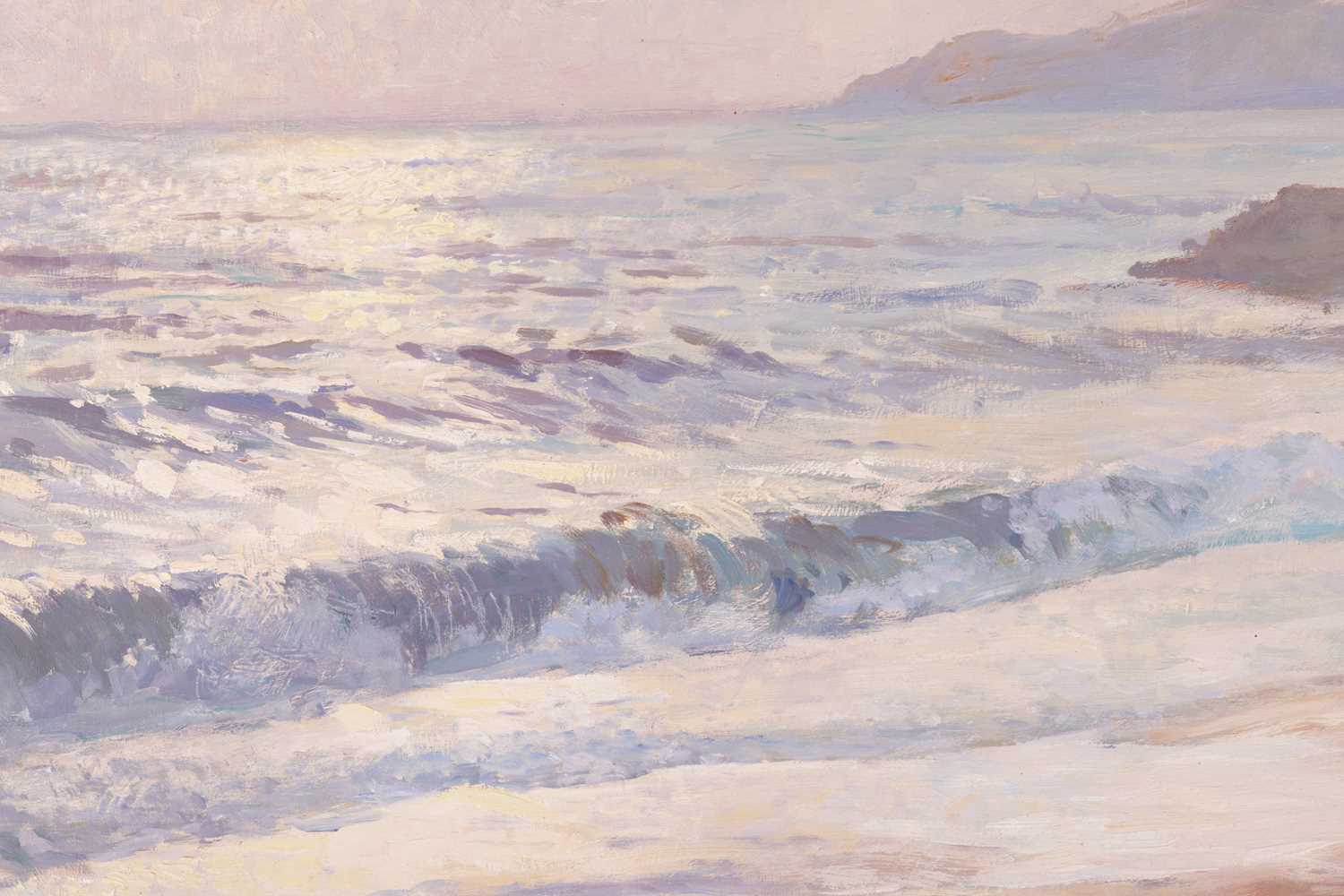 William Eric Thorp (1901 - 1993), 'The Breaking Wave', signed 'W. Eric Throp' (lower left), oil on b - Image 5 of 7