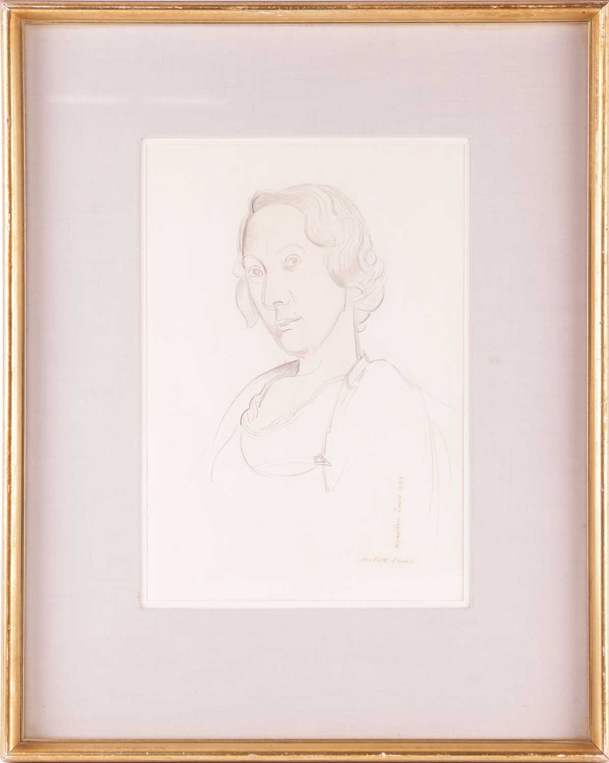 Percy Wyndham Lewis (1882 - 1957), Portrait of Miss Edith Evans, signed 'Wyndham Lewis' dated 1932 a - Image 2 of 14