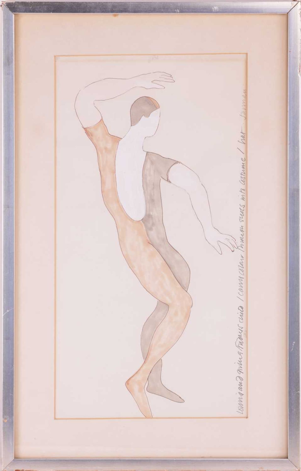 Derek Jarman (1942 - 1994) 'Loving and Giving Fridays Child', signed in pencil, watercolour and whit - Image 2 of 11