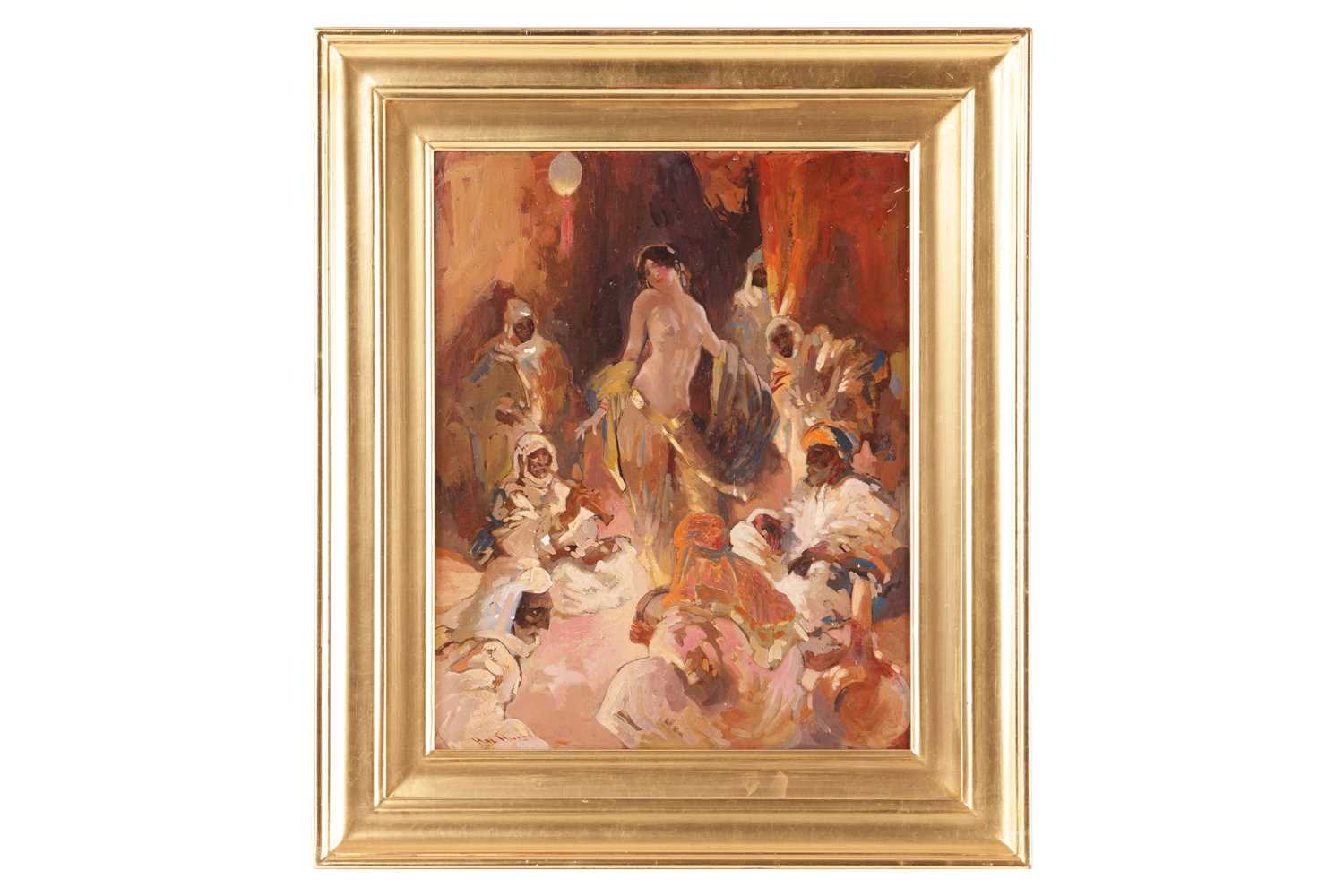 Hal Hurst (1865 - 1938), Dancing Girl, signed 'Hal Hurst' (lower left), oil on canvas, 41.5 x 33 cm,