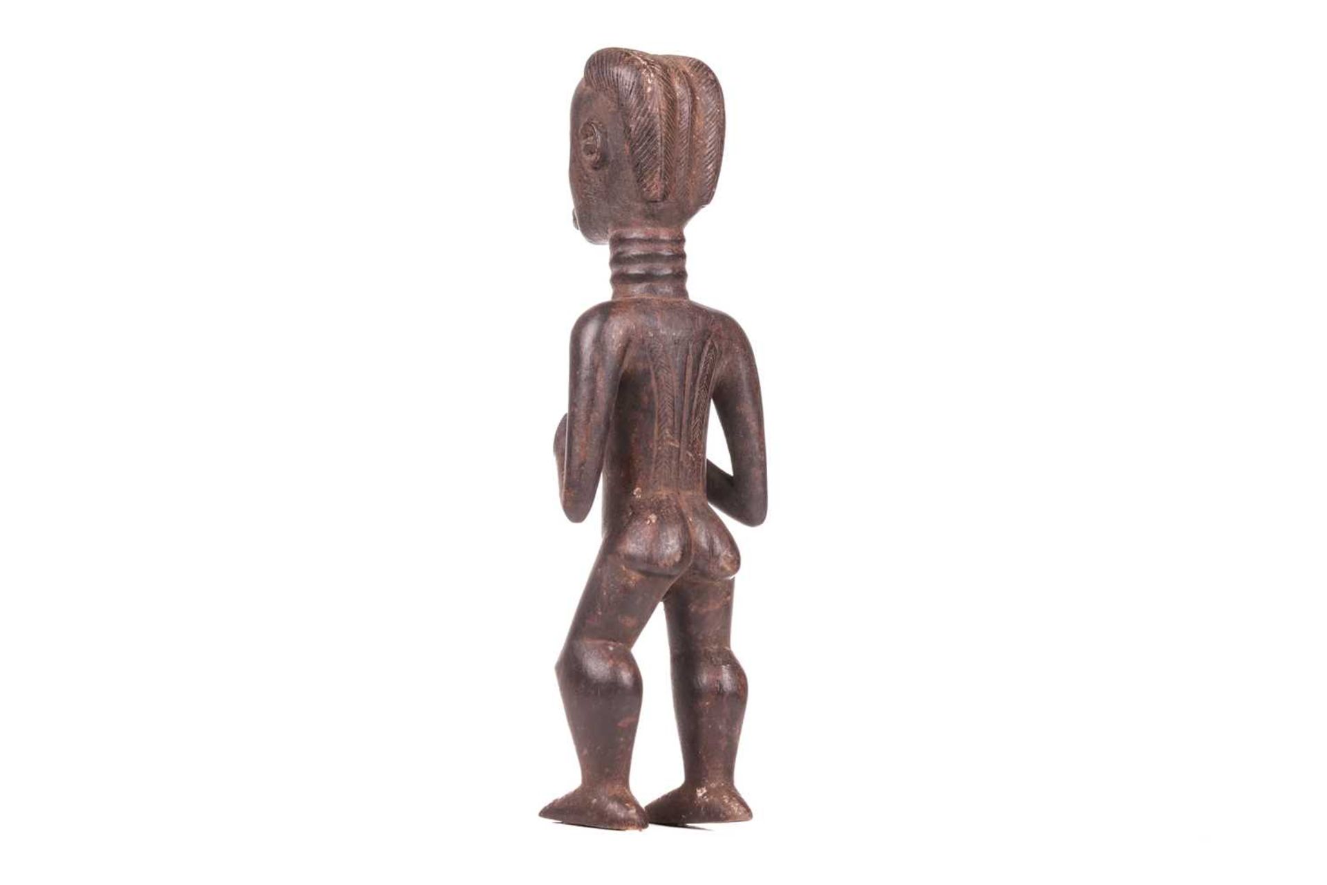 A Dan carved wood fertility standing figure, 20th century, 42 cm high. - Bild 7 aus 7