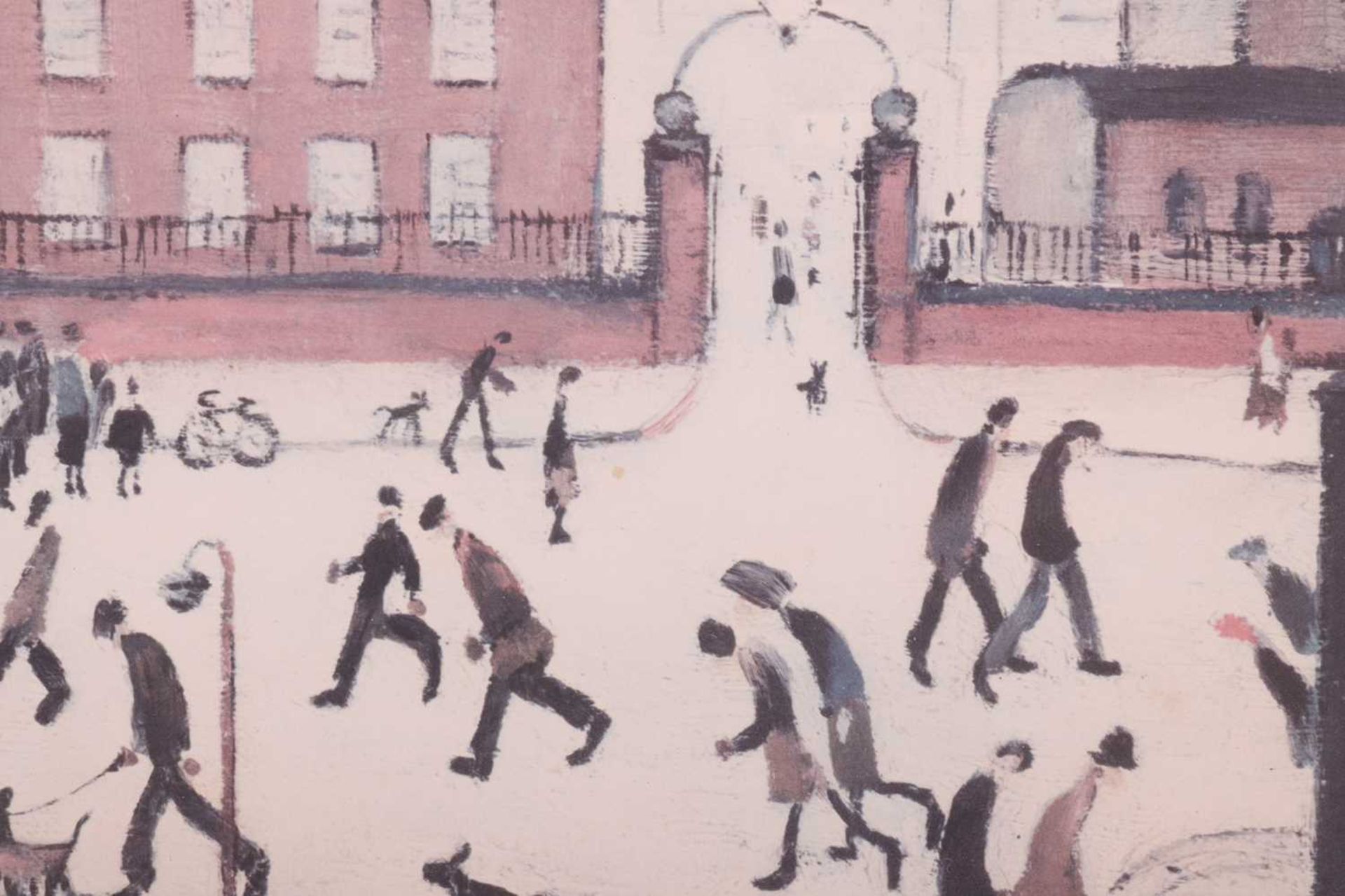 Laurence Stephen Lowry (1887-1976), 'Mill Scene', offset lithograph on paper, from an edition of 750 - Image 5 of 7