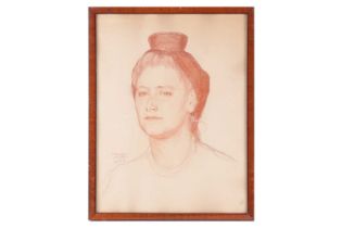 Carl Bantzer (German,1857-1941), Portrait of a lady, signed 'C. Bantzer', inscribed 'Wllgshsn' (