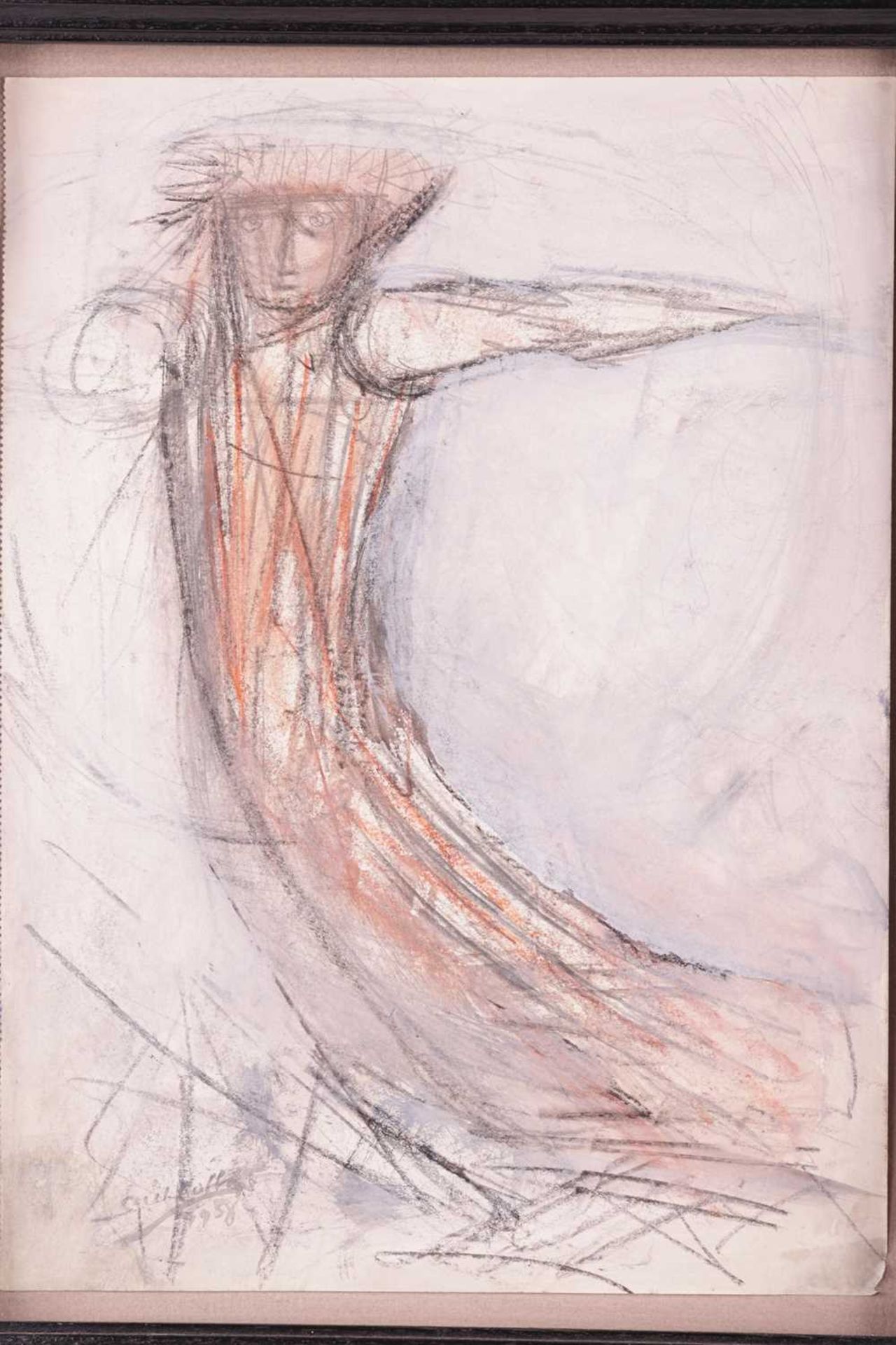 Cecil Collins (1908-1999), Sketch for the Resurrection of Christ, signed 'Cecil Collins' and dated 1 - Image 4 of 12
