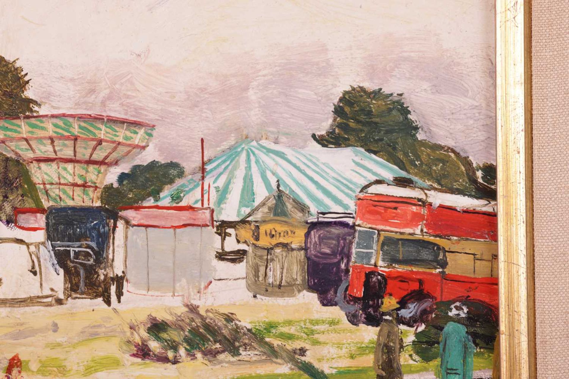 Carel Weight R.A. (1908-1997), The Fairground, signed 'Carel Weight' (lower right), oil on board, 31 - Image 8 of 11