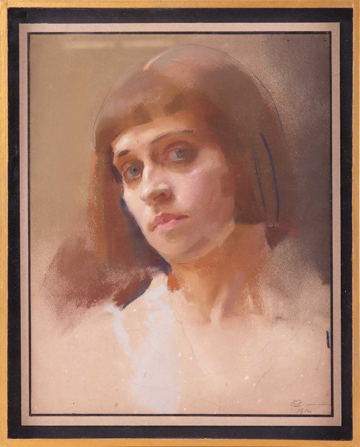Edith Granger-Taylor (1867 - 1958), Self Portrait (1914), monogrammed and dated (lower right), penci - Image 2 of 7