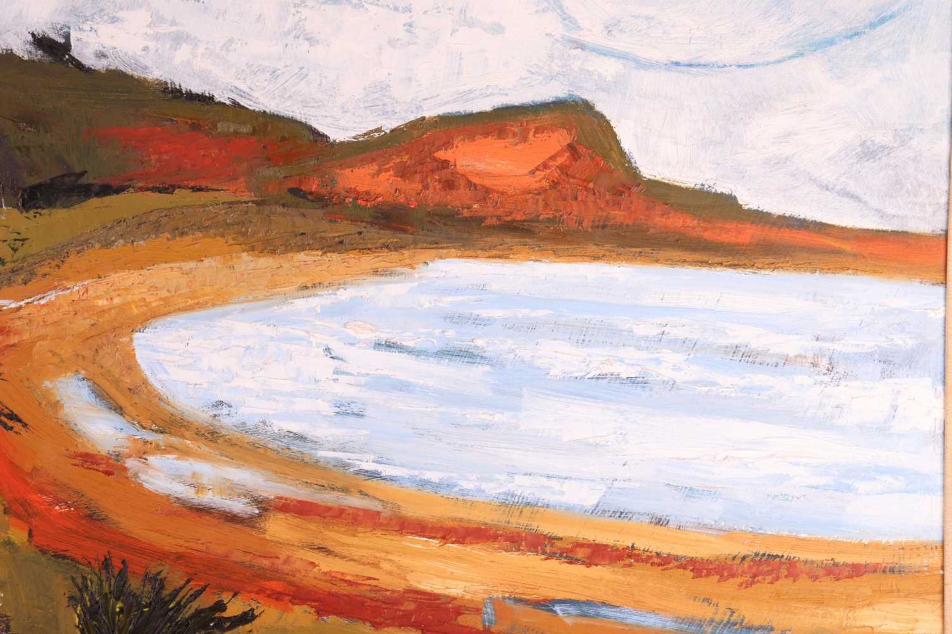 Gwilym Prichard (Welsh, 1931 - 2015), 'Sea Road', initialled GP (lower centre), oil on board, 60 x 1 - Bild 2 aus 11