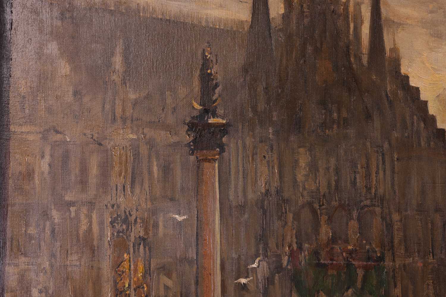 Attributed to Walter Richard Sickert (1860 - 1942), Civic Ceremony on the Marienplatz, Munich, unsig - Image 4 of 11