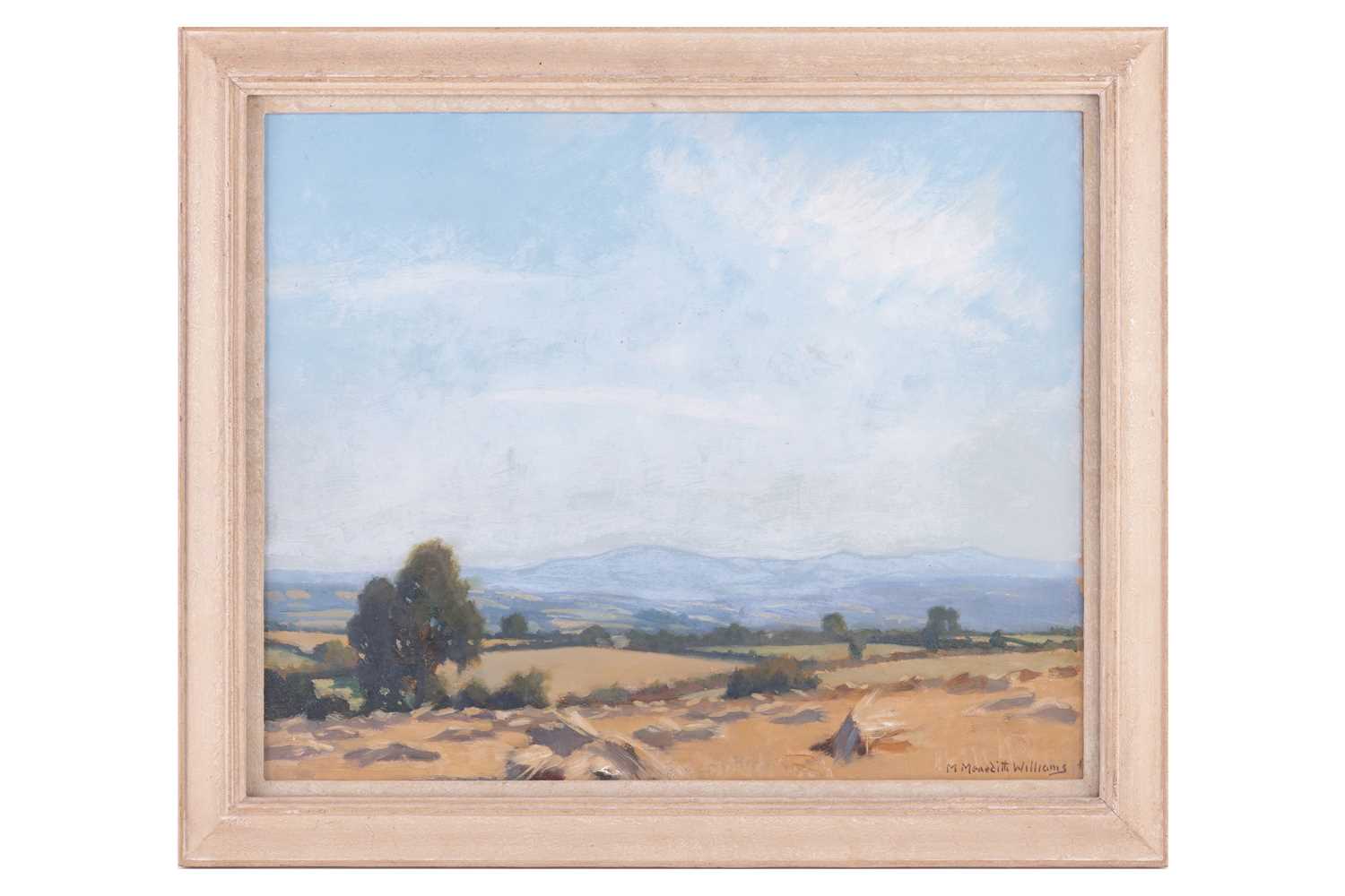 Morris Meredith Williams (1881 - 1973), 'Cosdon, Belstone and Yes Tor', signed, labelled verso, oil 