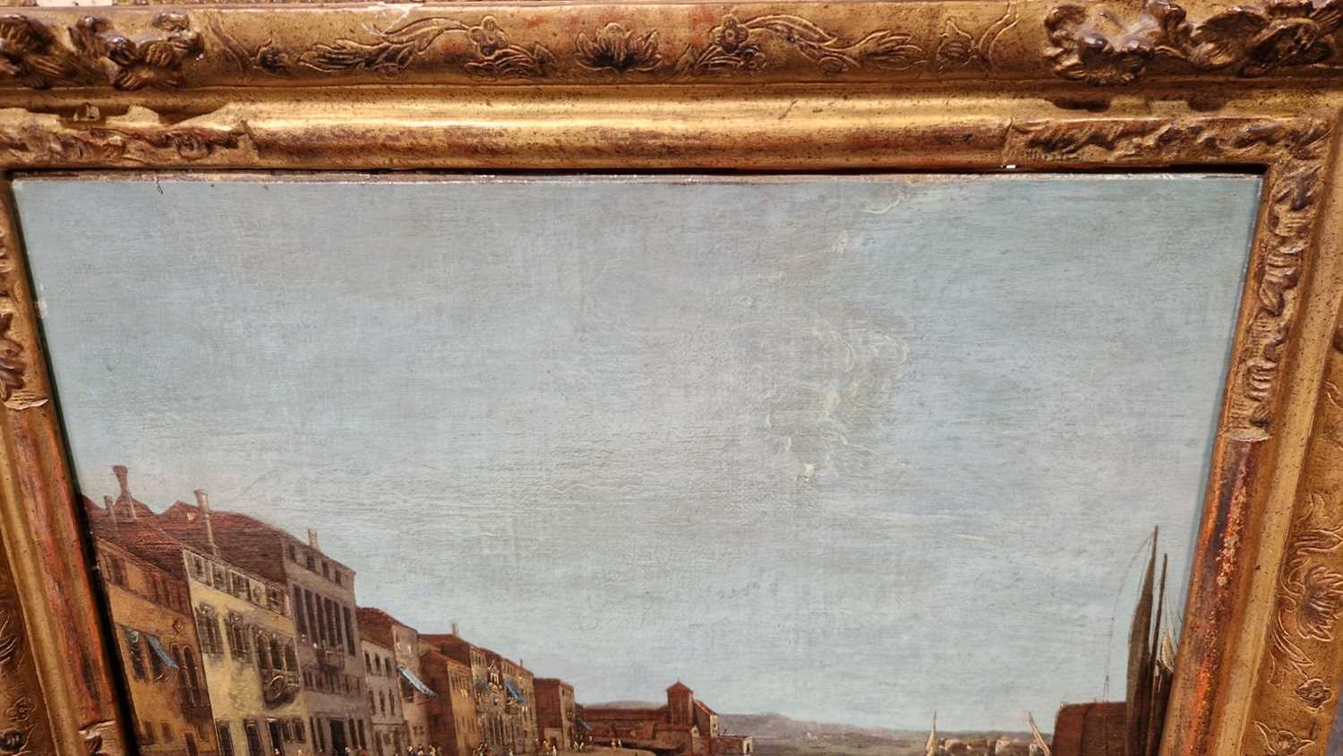 Venetian School (18th Century), A pair of Venetian landscapes: The Rialto Bridge from the south and  - Image 16 of 28