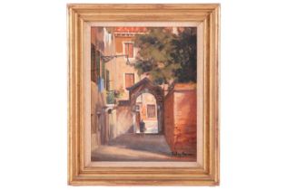 Julian Barrow (British, 1939-2013), The Little Archway, Venice, signed Julian Barrow (lower