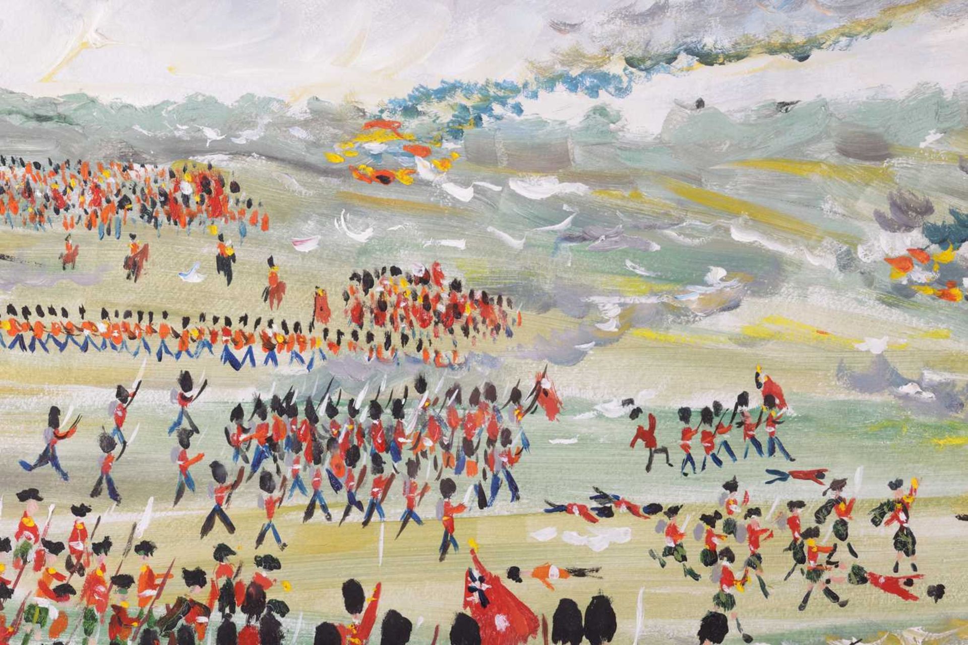 John Paddy Carstairs (1916 - 1970), Napoleonic battle scene with Scottish and French forces, signed  - Bild 4 aus 8