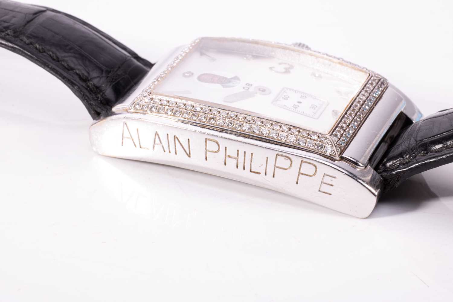 An Alain Philippe 18ct White Gold Gentleman's Wristwatch Serial: 10040.52-017 Year: 2000s Case Mater - Image 3 of 8