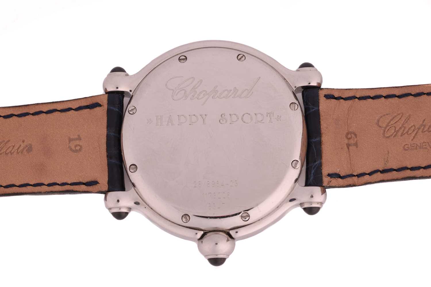 A Chopard Happy Sport Stainless Steel Wristwatch Model: 8347 Serial: 28/8964-23 1173226 Year: 2000s  - Image 8 of 9