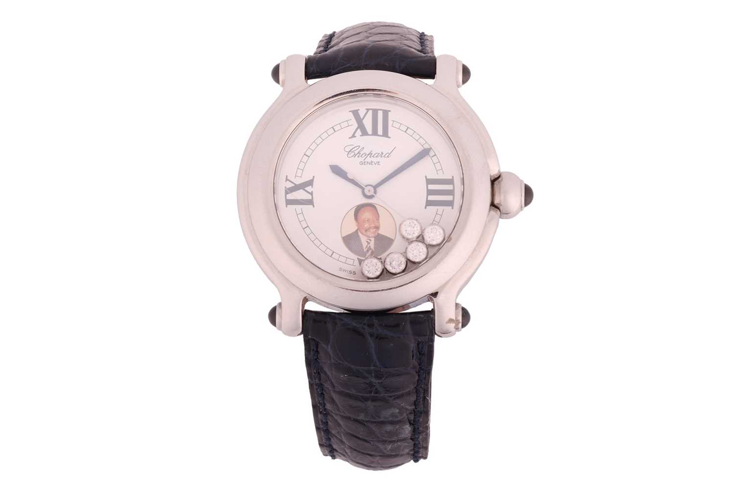 A Chopard Happy Sport Stainless Steel Wristwatch Model: 8347 Serial: 28/8964-23 1173226 Year: 2000s 