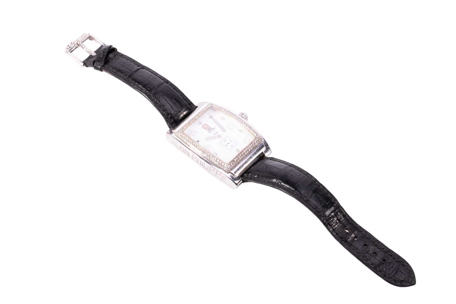 An Alain Philippe 18ct White Gold Gentleman's Wristwatch Serial: 10040.52-017 Year: 2000s Case Mater - Image 5 of 8