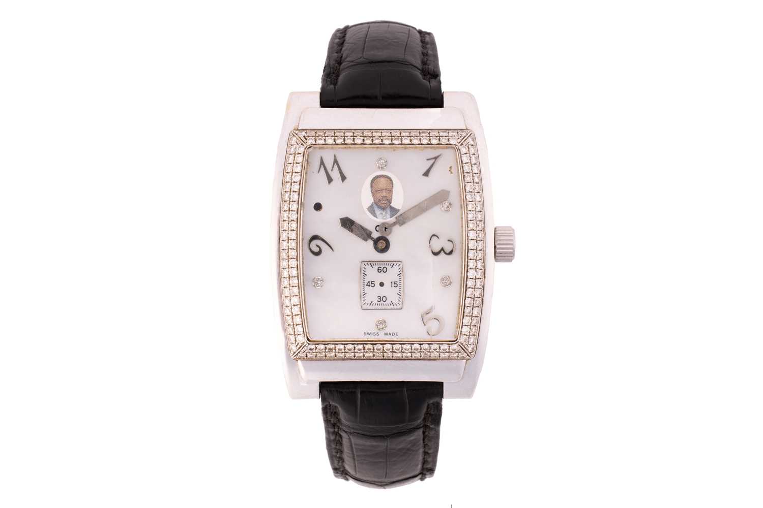 An Alain Philippe 18ct White Gold Gentleman's Wristwatch Serial: 10040.52-017 Year: 2000s Case Mater