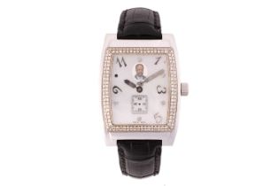 An Alain Philippe 18ct White Gold Gentleman's Wristwatch Serial: 10040.52-017 Year: 2000s Case