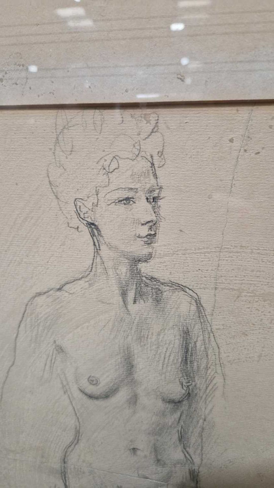 Augustus John (1878 - 1961), Study of a standing female nude, signed 'John' (lower right), pencil on - Bild 10 aus 13