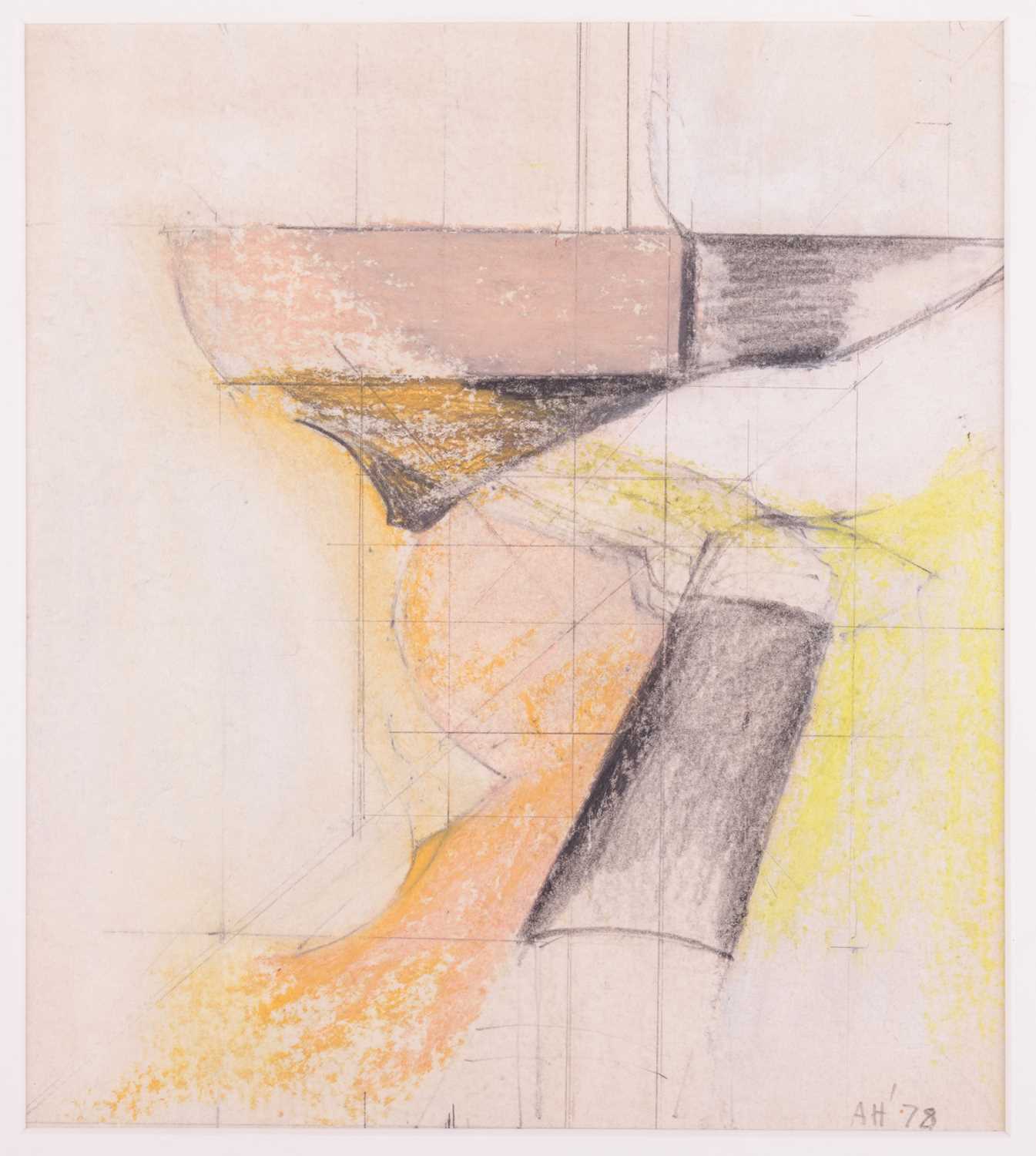 Adrian Heath (1920 -1992), Untitled, initialled 'AH' and dated '78 (lower right), pencil and gouache - Image 4 of 7