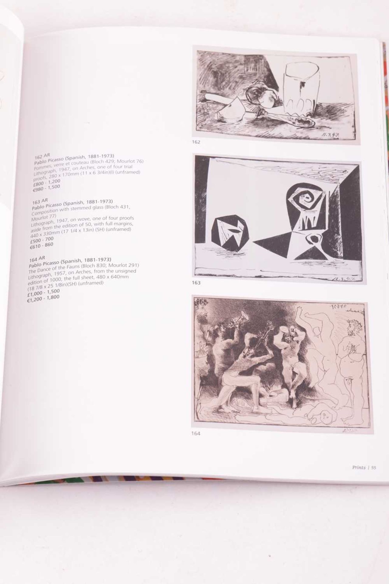 After Pablo Picasso (Spanish 1881 - 1973), 'Pommes, Verre et Couteau' (Apples, Glass and Knife), uns - Bild 7 aus 9