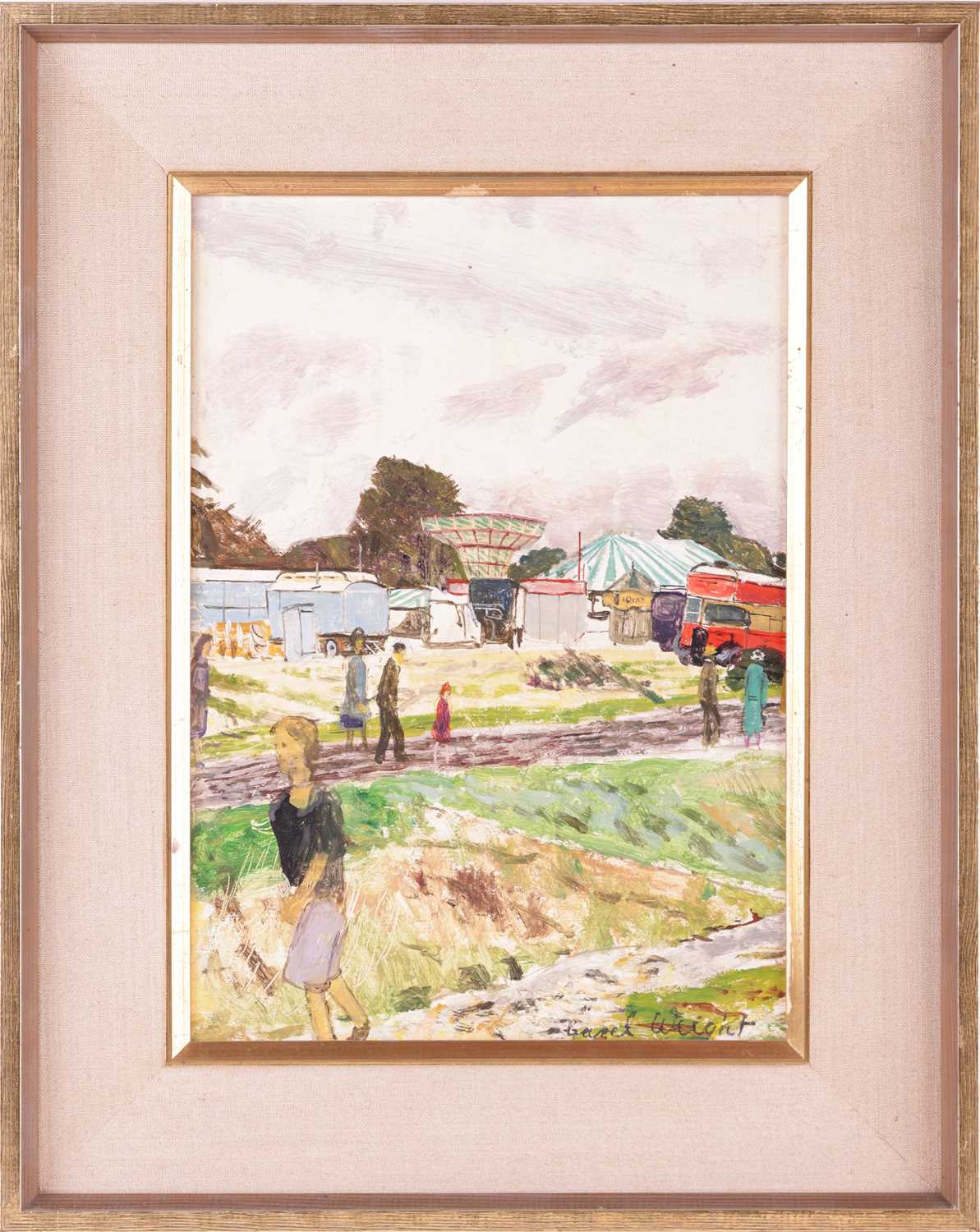 Carel Weight R.A. (1908-1997), The Fairground, signed 'Carel Weight' (lower right), oil on board, 31 - Image 2 of 11