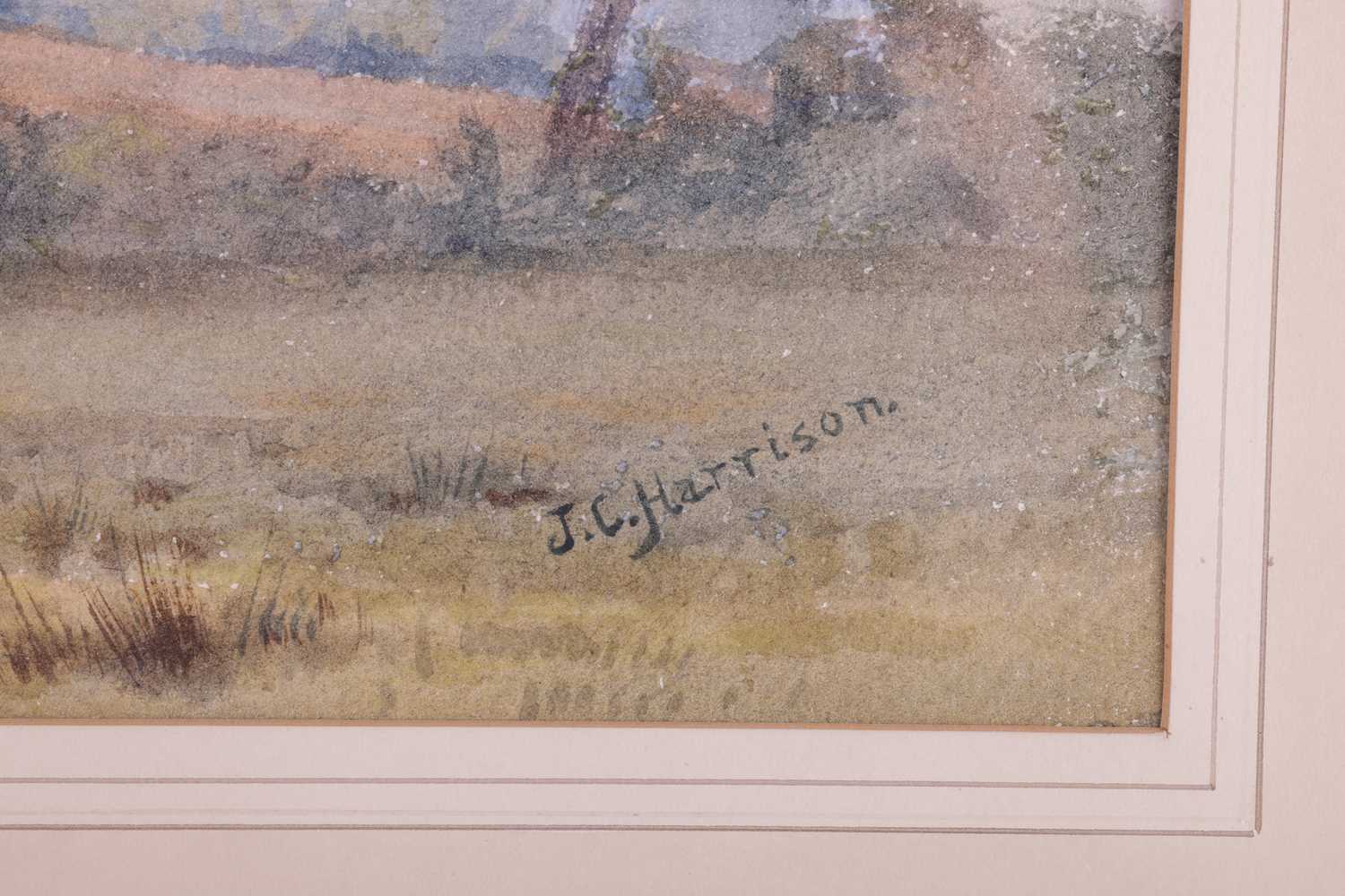 John Cyril Harrison (1898-1985), Partridge over marshlands, signed 'J. C. Harrison', watercolour, 33 - Image 7 of 8