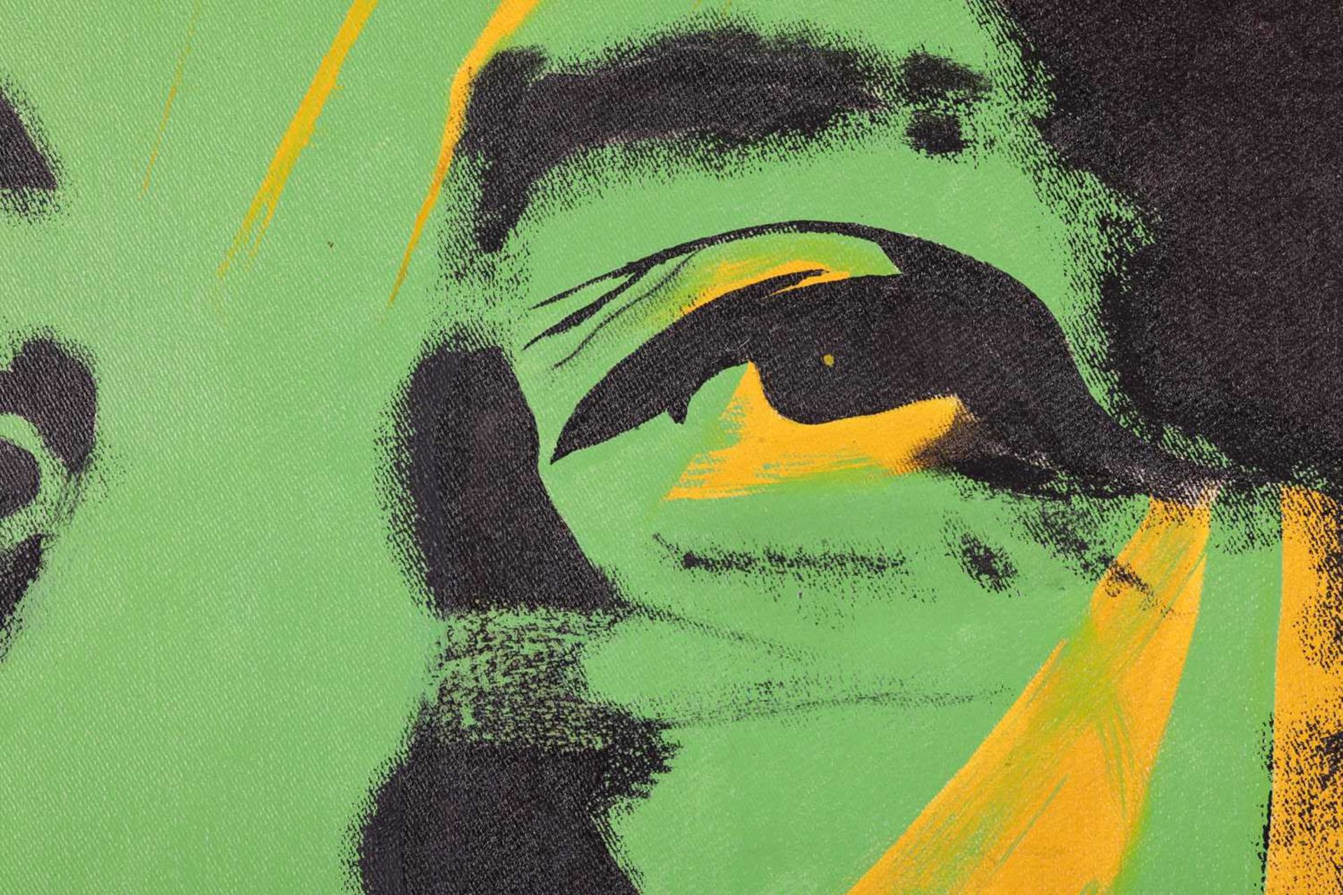 After Andy Warhol (American, 1928 - 1987), Mao 1972 (Green), unsigned, oil on canvas, 100 x 100 cm,  - Bild 7 aus 9