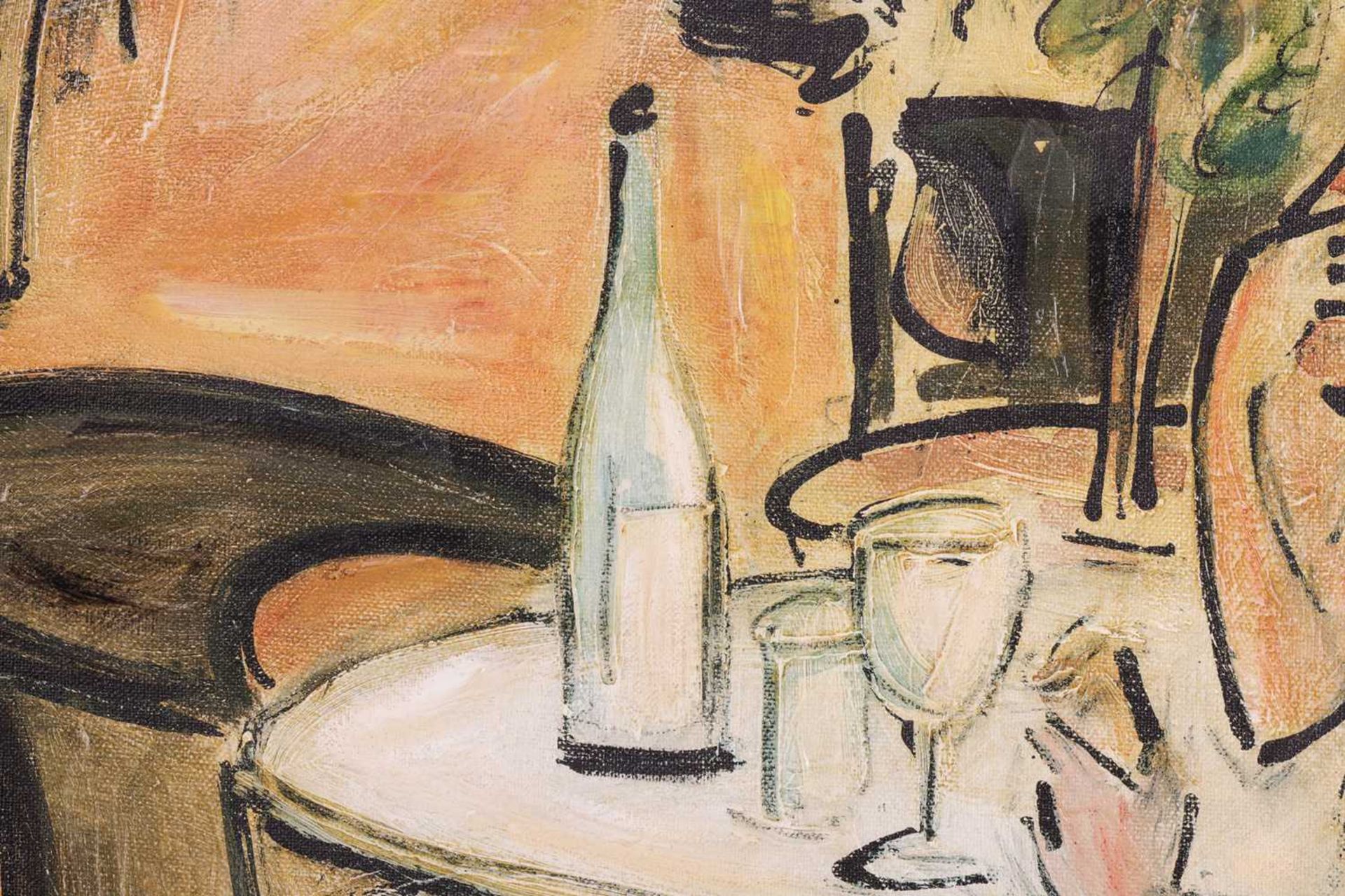 Antonio Villanueva (Spanish, b. 1940), 'Terrace du Cafe de la Place' and 'Jeu De Boules', both signe - Image 6 of 24
