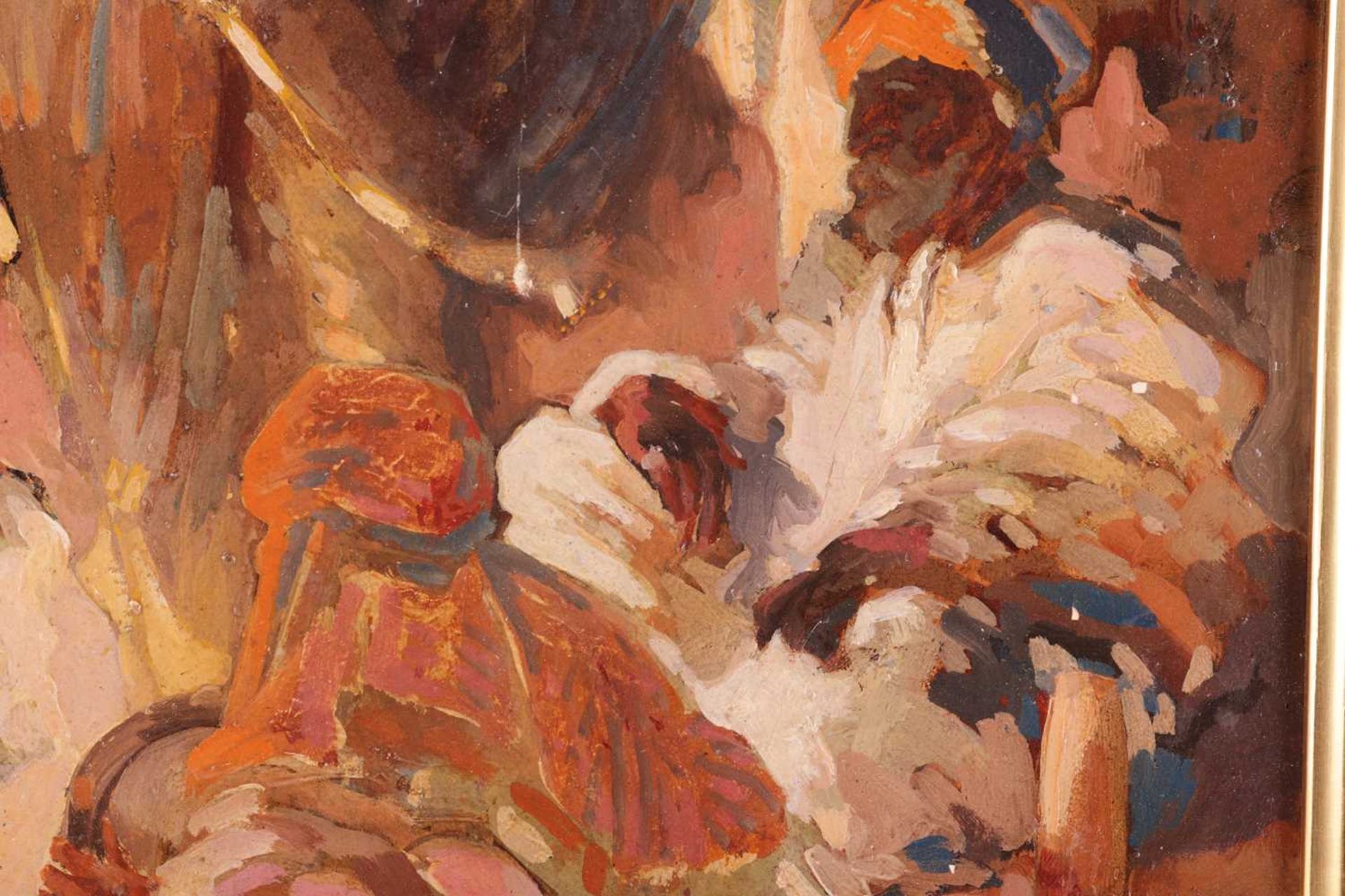 Hal Hurst (1865 - 1938), Dancing Girl, signed 'Hal Hurst' (lower left), oil on canvas, 41.5 x 33 cm, - Bild 9 aus 10