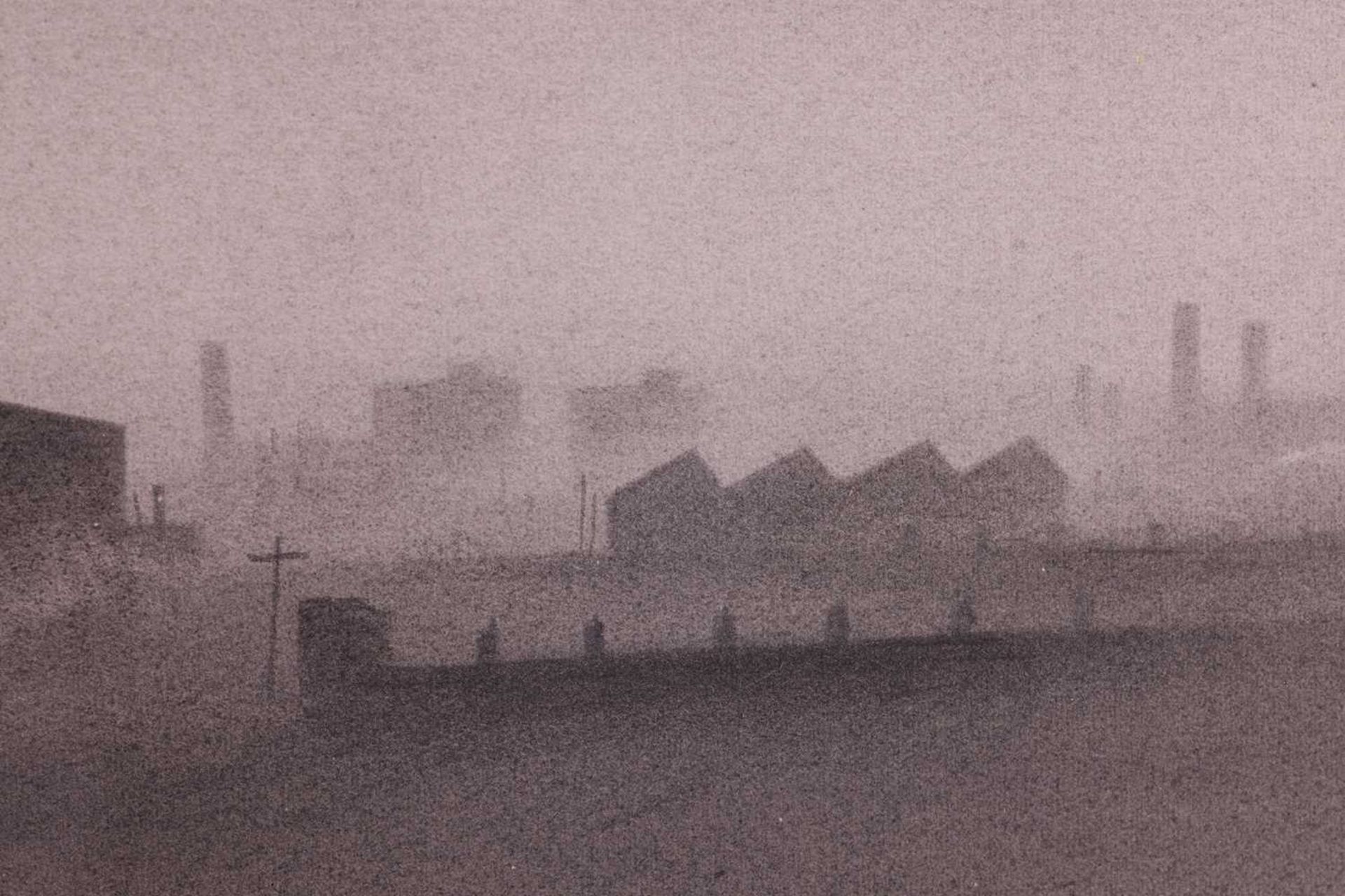 Trevor Grimshaw (1947 - 2001), Northern Industrial Scene, signed and dated 'T. Grimshaw '70' in penc - Image 6 of 12