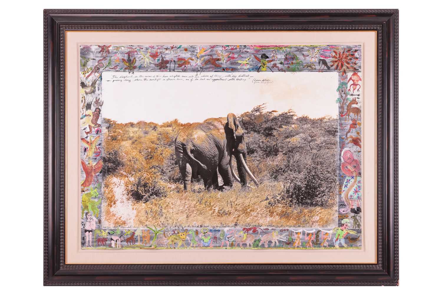 Peter Beard (American, 1938 - 2020), '148 Iber 1968 Marsabit Kenya N.D.F', inscribed and signed in i