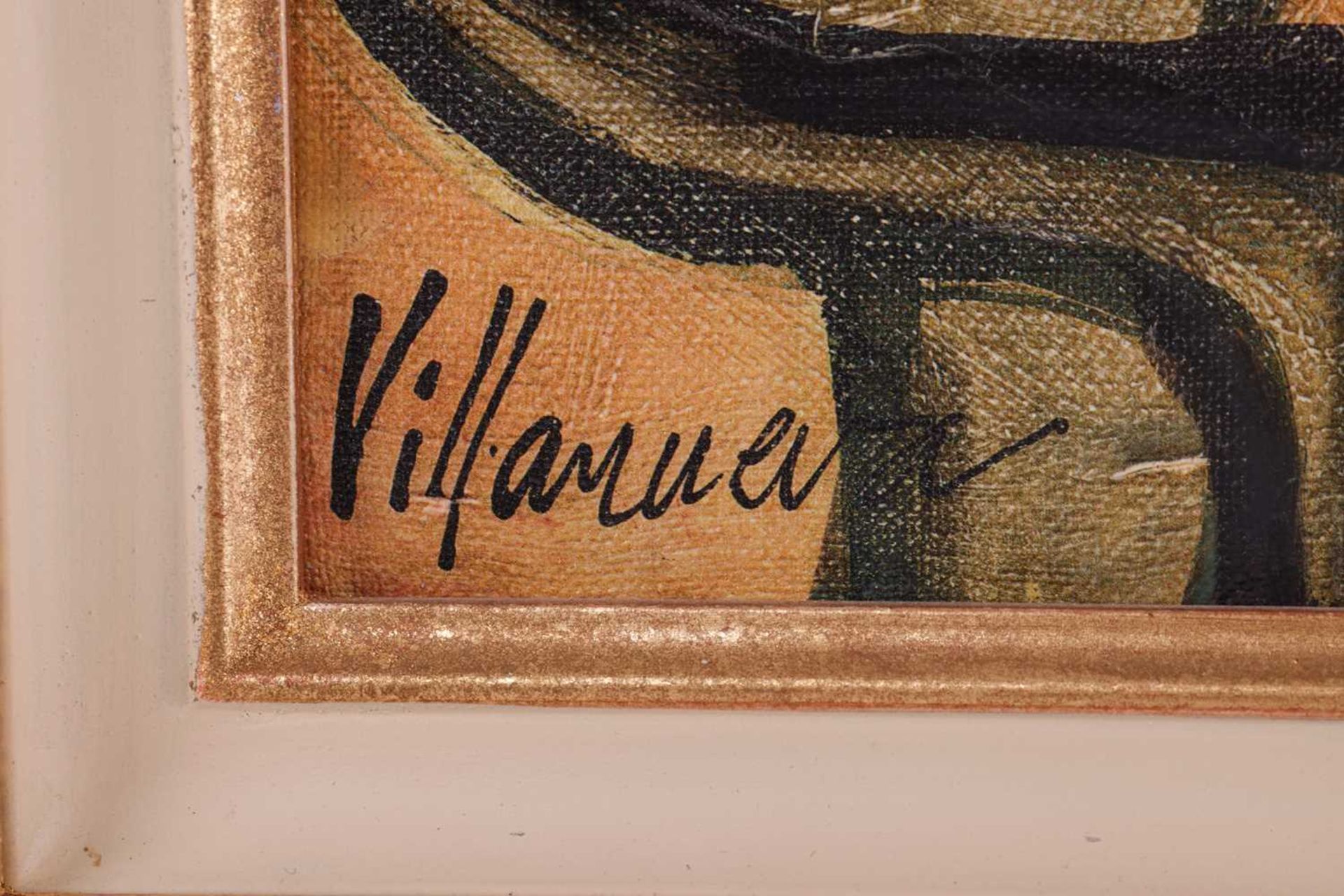 Antonio Villanueva (Spanish, b. 1940), 'Terrace du Cafe de la Place' and 'Jeu De Boules', both signe - Image 3 of 24