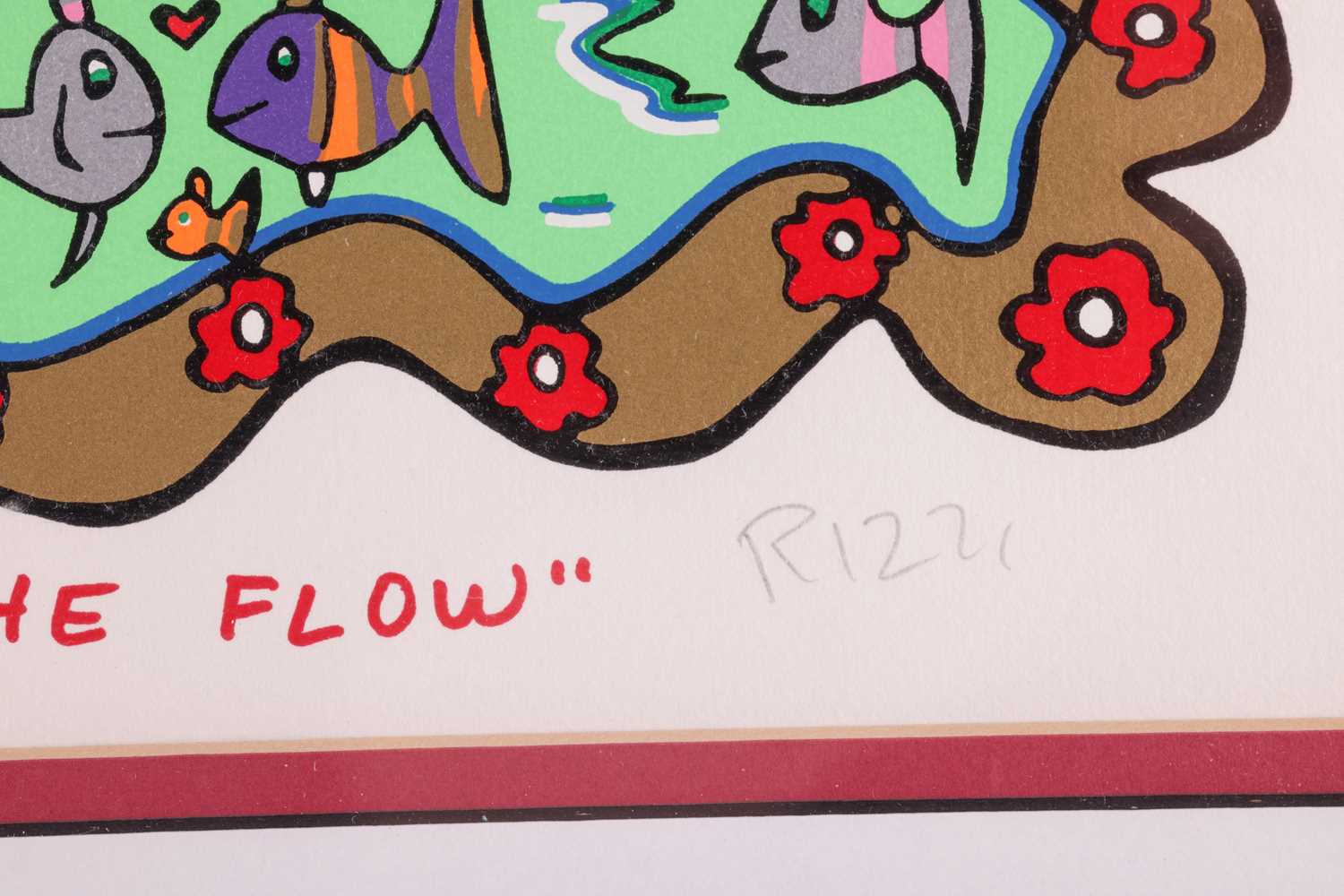 James Rizzi (American, 1950 - 2011), 'Going with the Flow', signed 'Rizzi' in pencil (lower right),  - Image 5 of 8