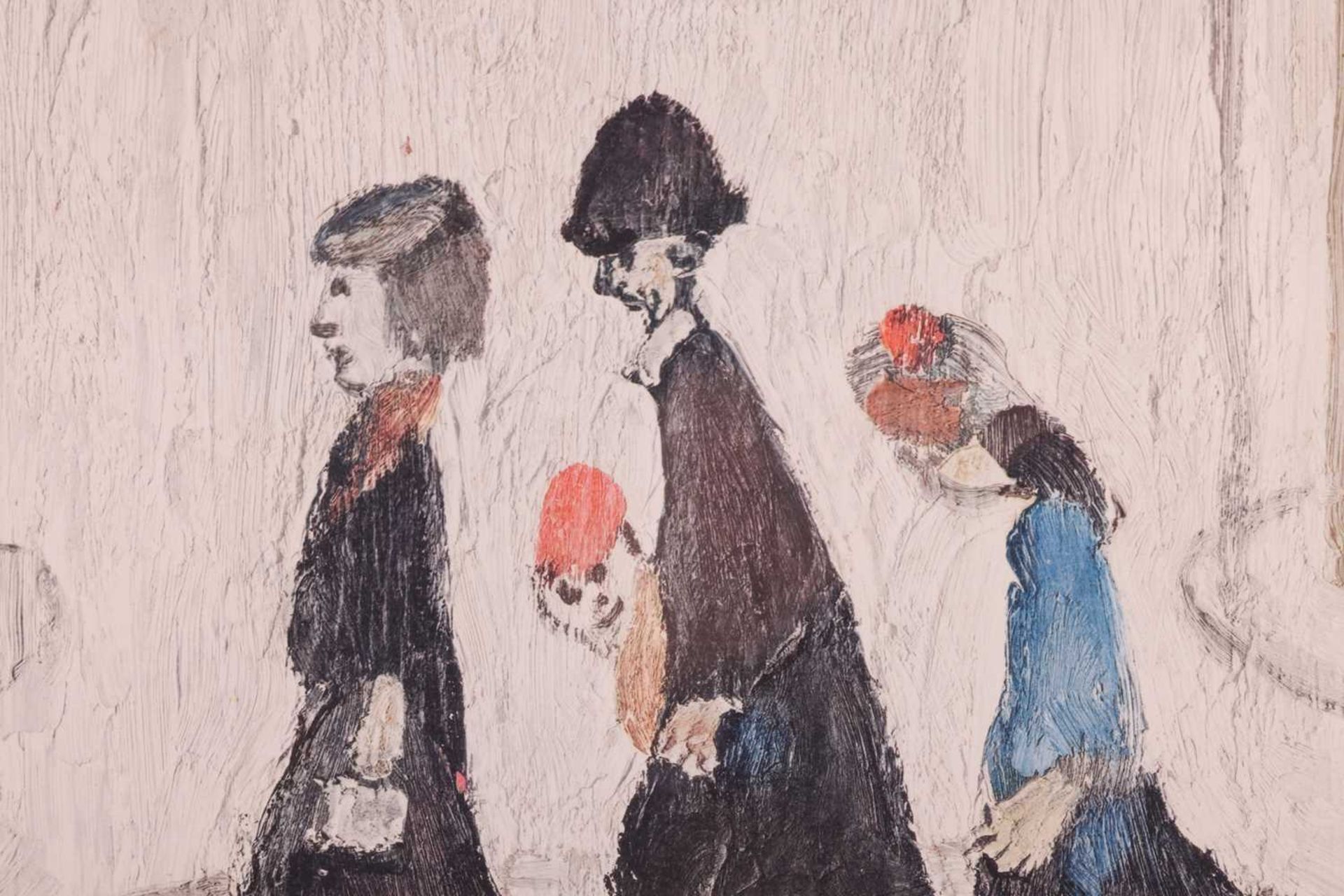 L.S. Lowry (1887 - 1976), The Family, signed in pencil (lower right) and with Fine Art Trade Guild b - Image 6 of 10