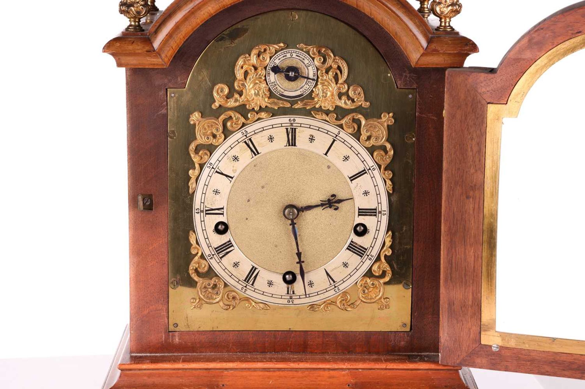 An early 20th-century W&amp;H (Winterhalter &amp; Hoffmeister) 8-day triple train mantel clock with  - Image 6 of 7