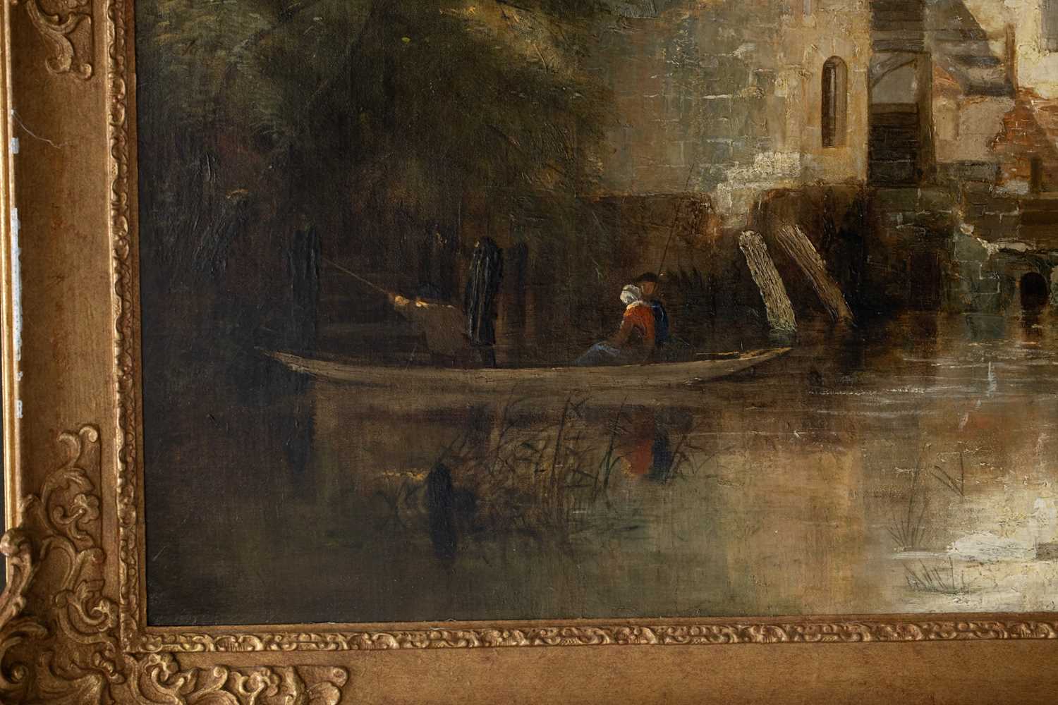 James Baker Pyne (1800-1870), Arundel Mill, signed 'J.B. Pyne' (lower left), oil on canvas, 92.5 x 1 - Image 8 of 25