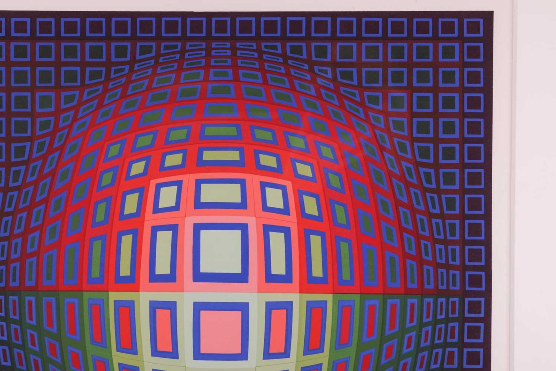 Victor Vasarely (Franco-Hungarian, 1906 - 1997), UL Vilag (1980), signed in pencil (lower right), Ar - Image 4 of 8