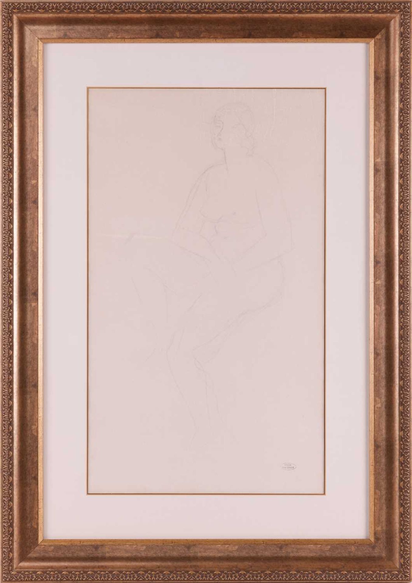 Andre Derain (French, 1880-1954), Study of a female nude, Studio stamp 'Atelier Andre Derain' (lower - Bild 2 aus 12
