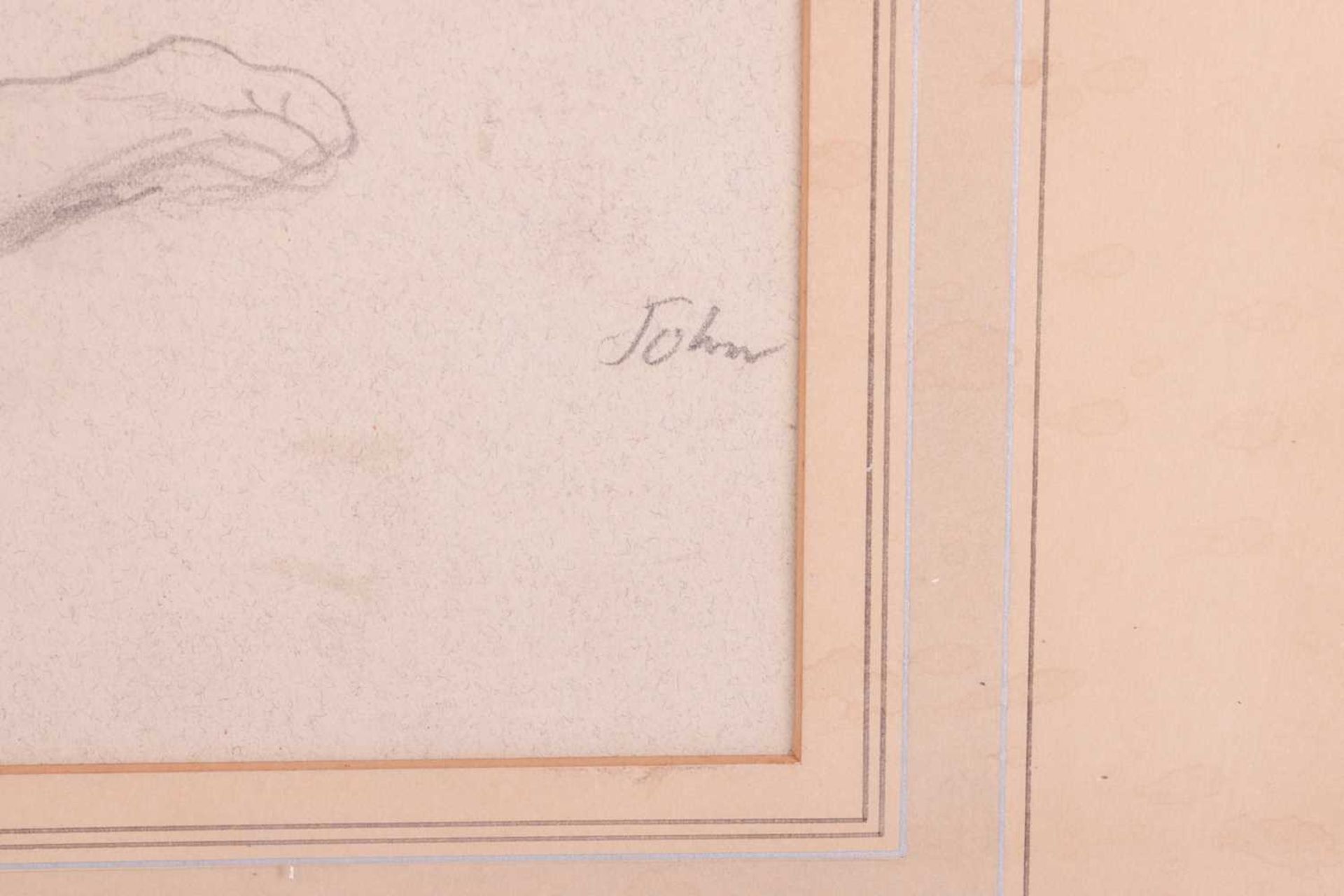 Augustus John (1878 - 1961), Study of a female nude, signed 'John' (lower right), pencil on paper (p - Bild 3 aus 6