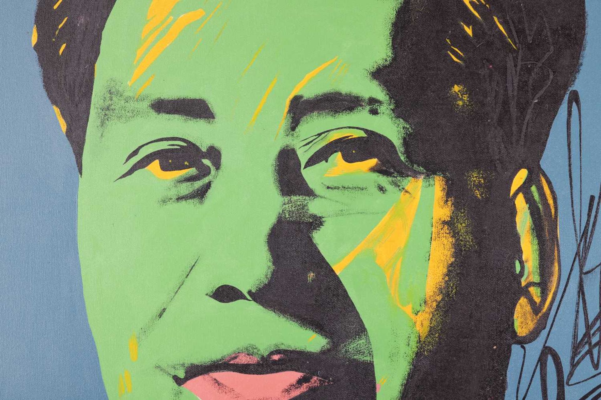 After Andy Warhol (American, 1928 - 1987), Mao 1972 (Green), unsigned, oil on canvas, 100 x 100 cm,  - Bild 2 aus 9